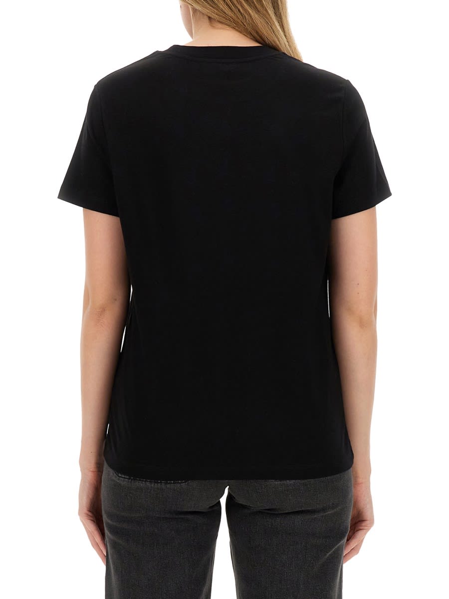 Shop Apc T-shirt With Logo In Black