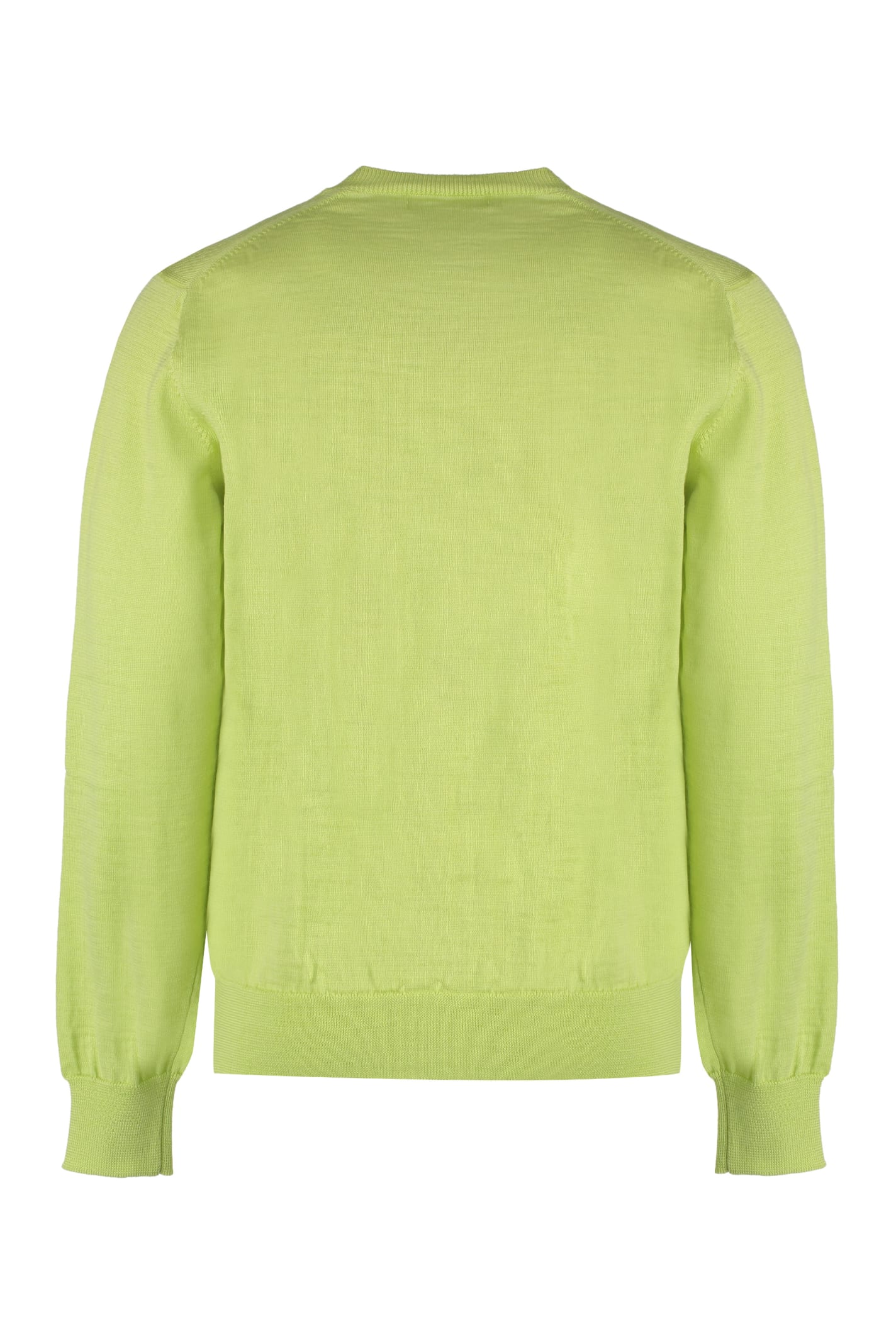 Shop Comme Des Garçons Shirt X Disney - Long Sleeve Crew-neck Sweater In Green