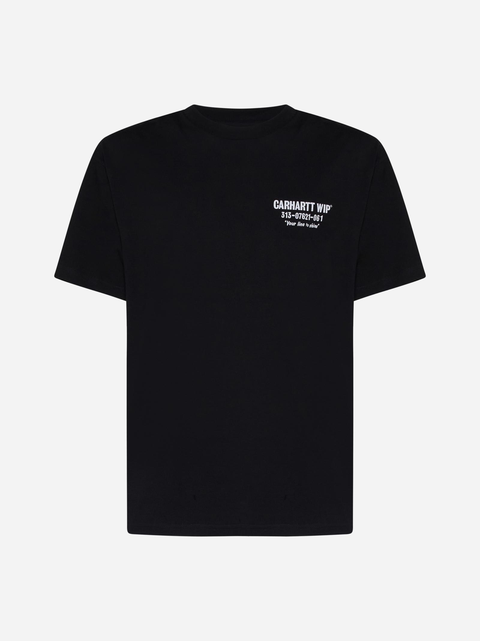 Shop Carhartt Less Troubles Cotton T-shirt In Black