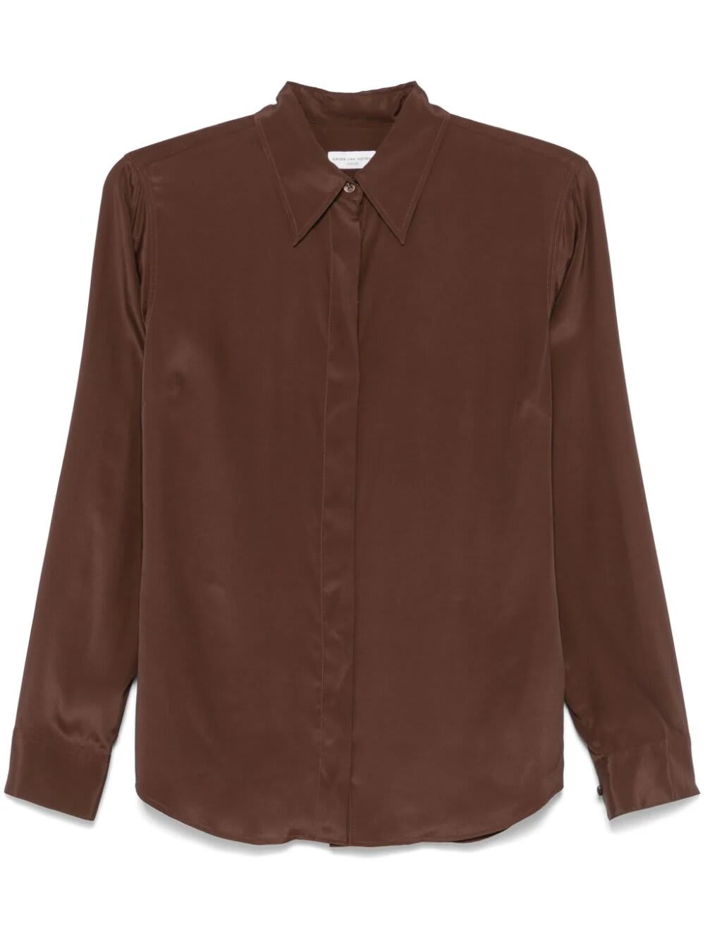 DRIES VAN NOTEN CAMICIA IN CREPE 