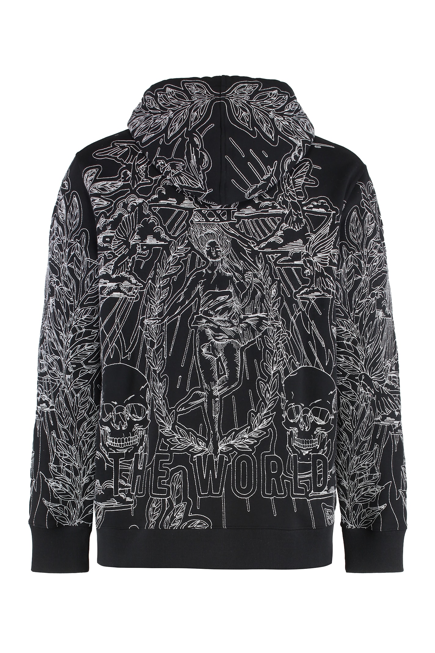 Givenchy Men's Cotton Full Zip Hoodie