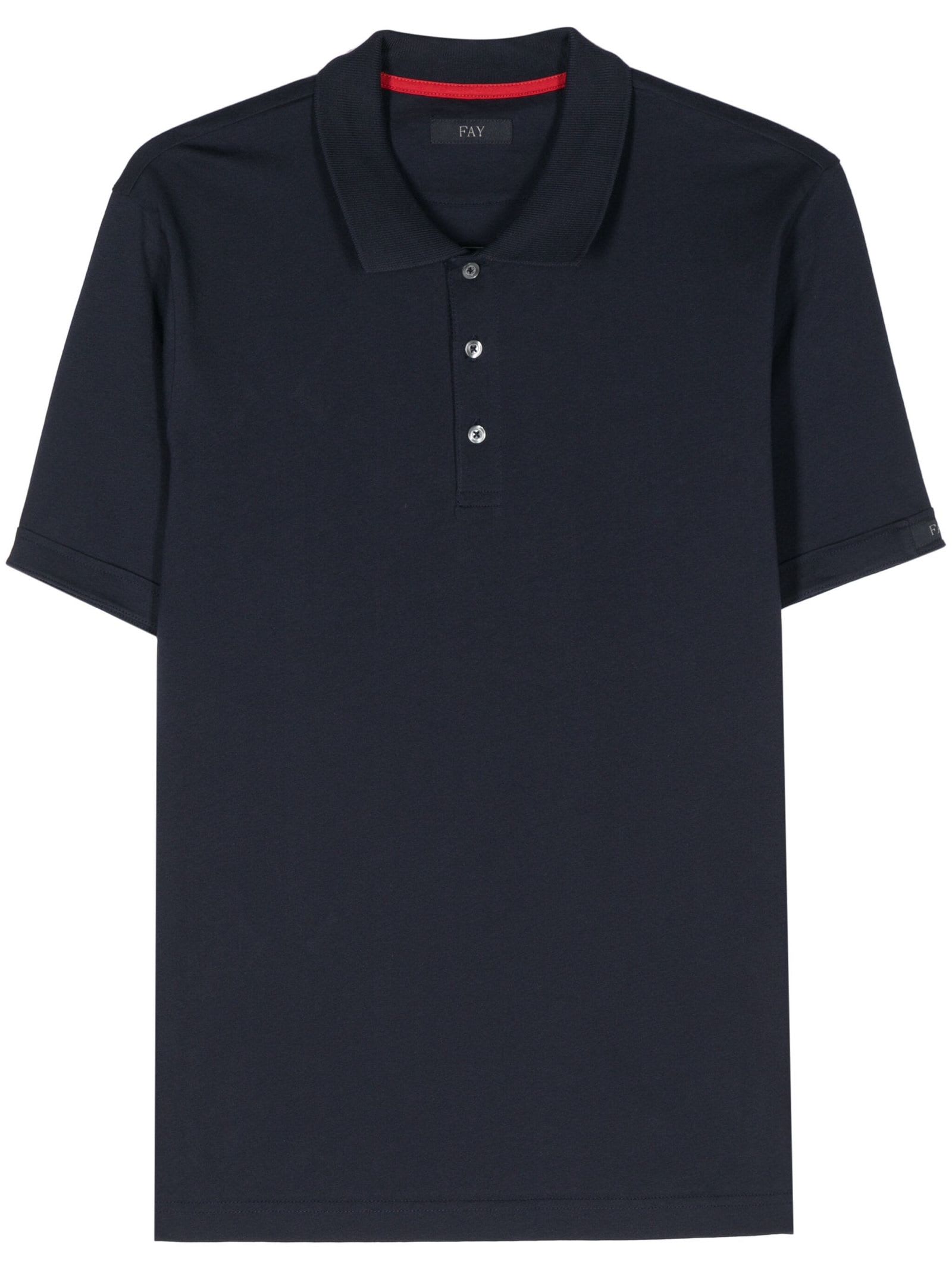 Short-sleeved Polo Shirt In Cotton Jersey