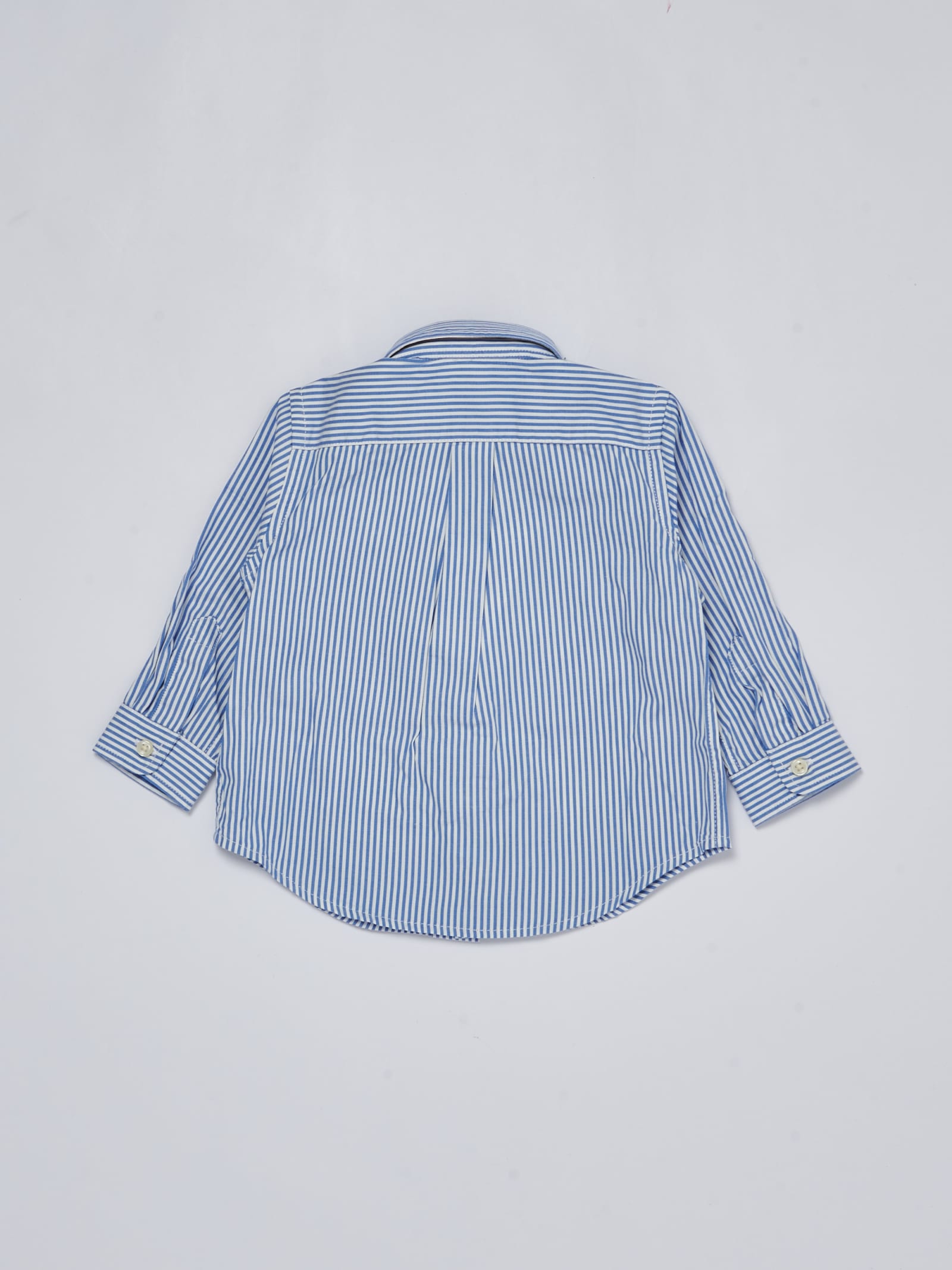 Shop Polo Ralph Lauren Shirt Shirt In Righe Blu