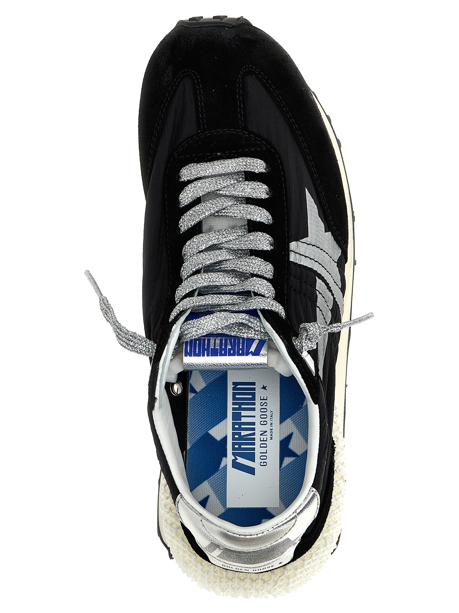 Shop Golden Goose Running Marathon M2000 Sneakers In Black