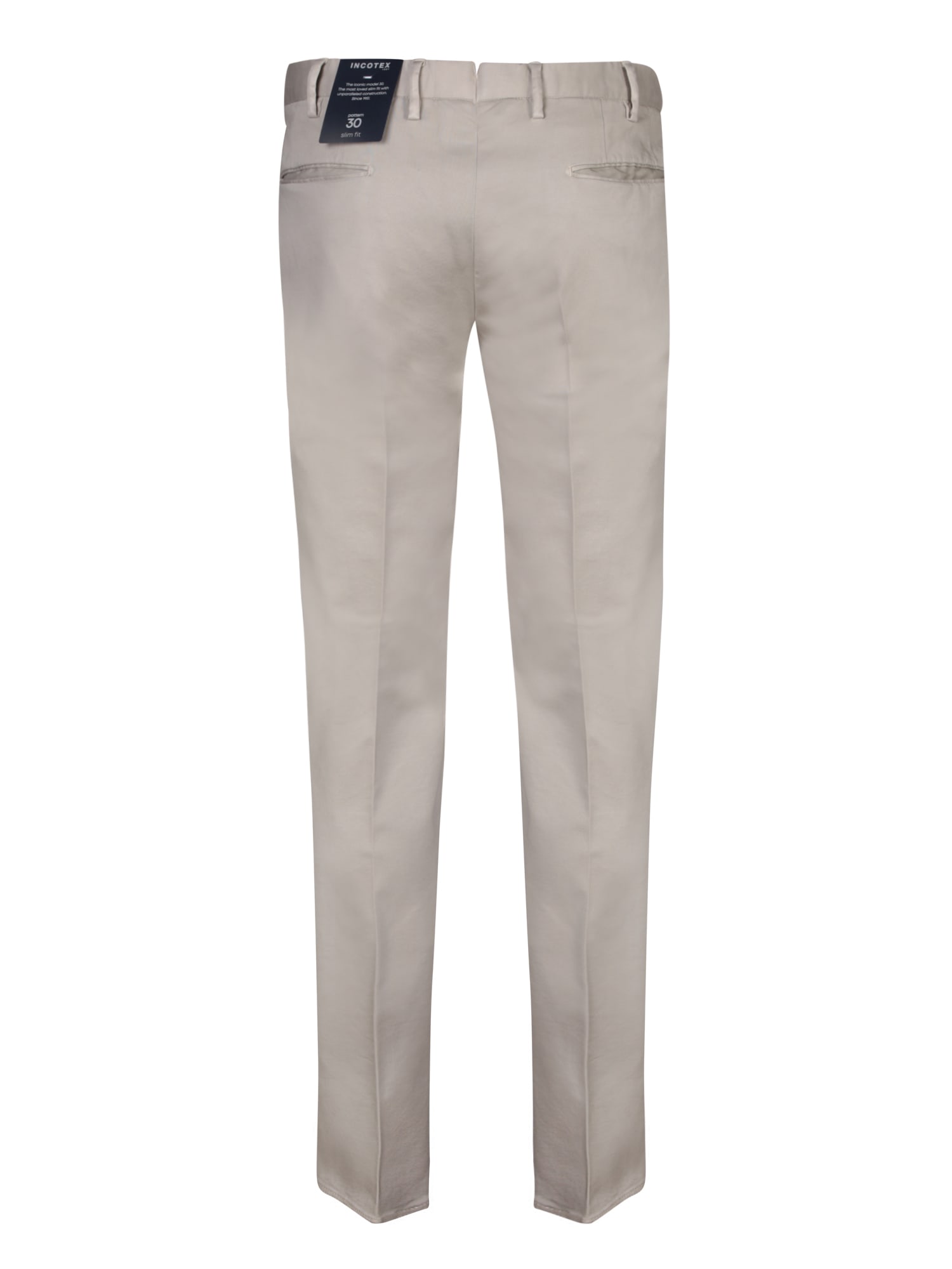 Shop Incotex Elegant Beige Trousers
