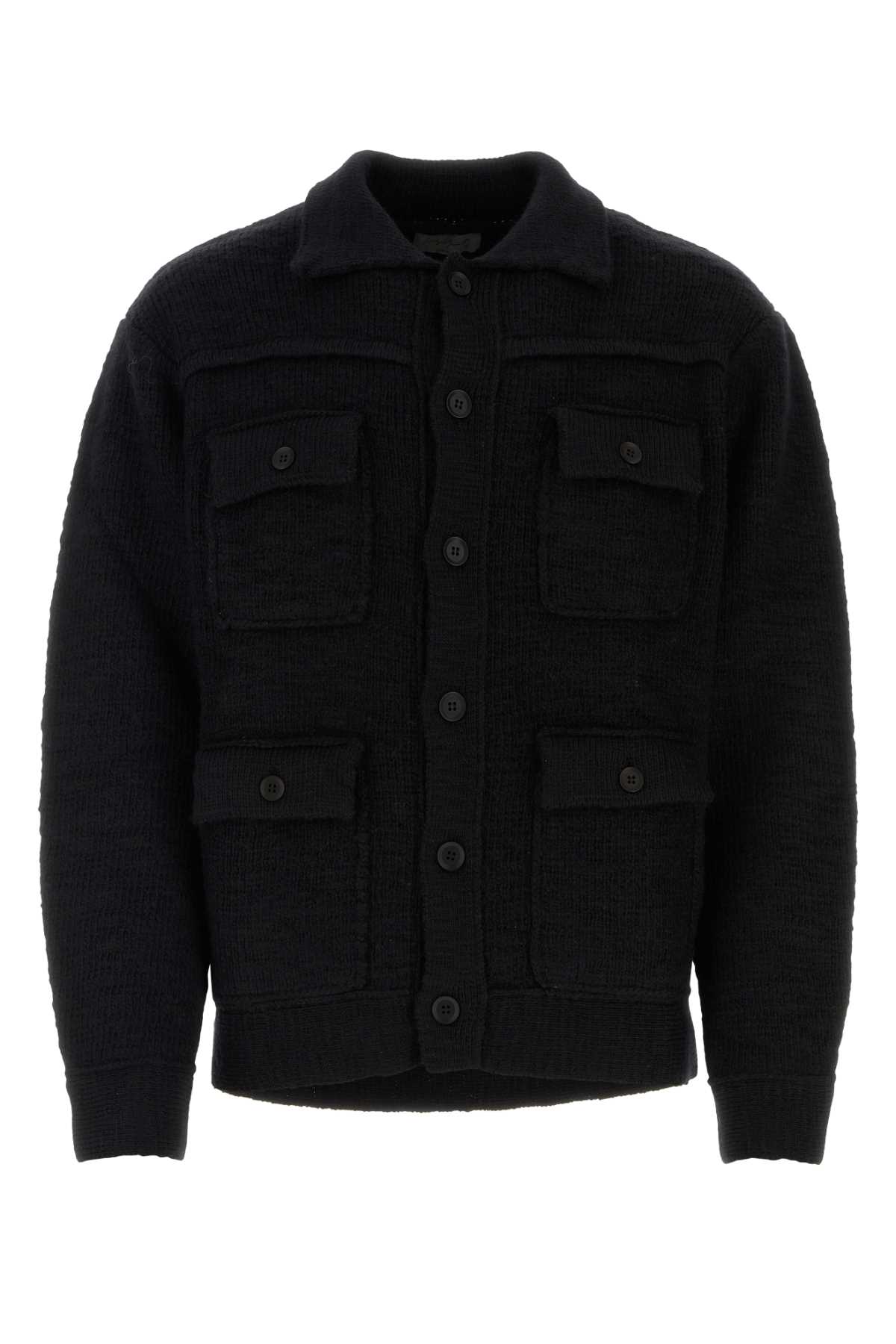 Yohji Yamamoto Black Wool Blend Jacket