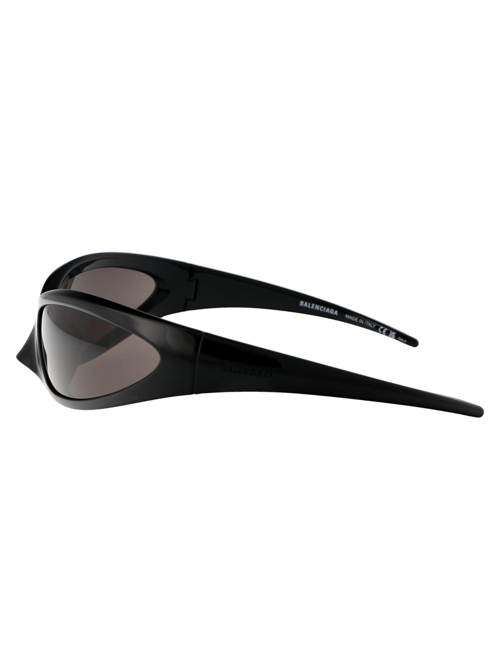 Shop Balenciaga Bb0251s Sunglasses In 001 Black Black Grey