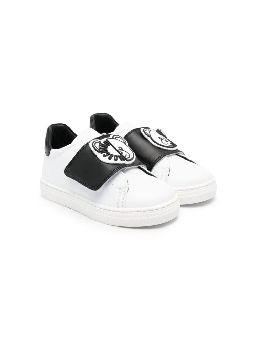 Shop Moschino Sneakers Teddy Bear In White