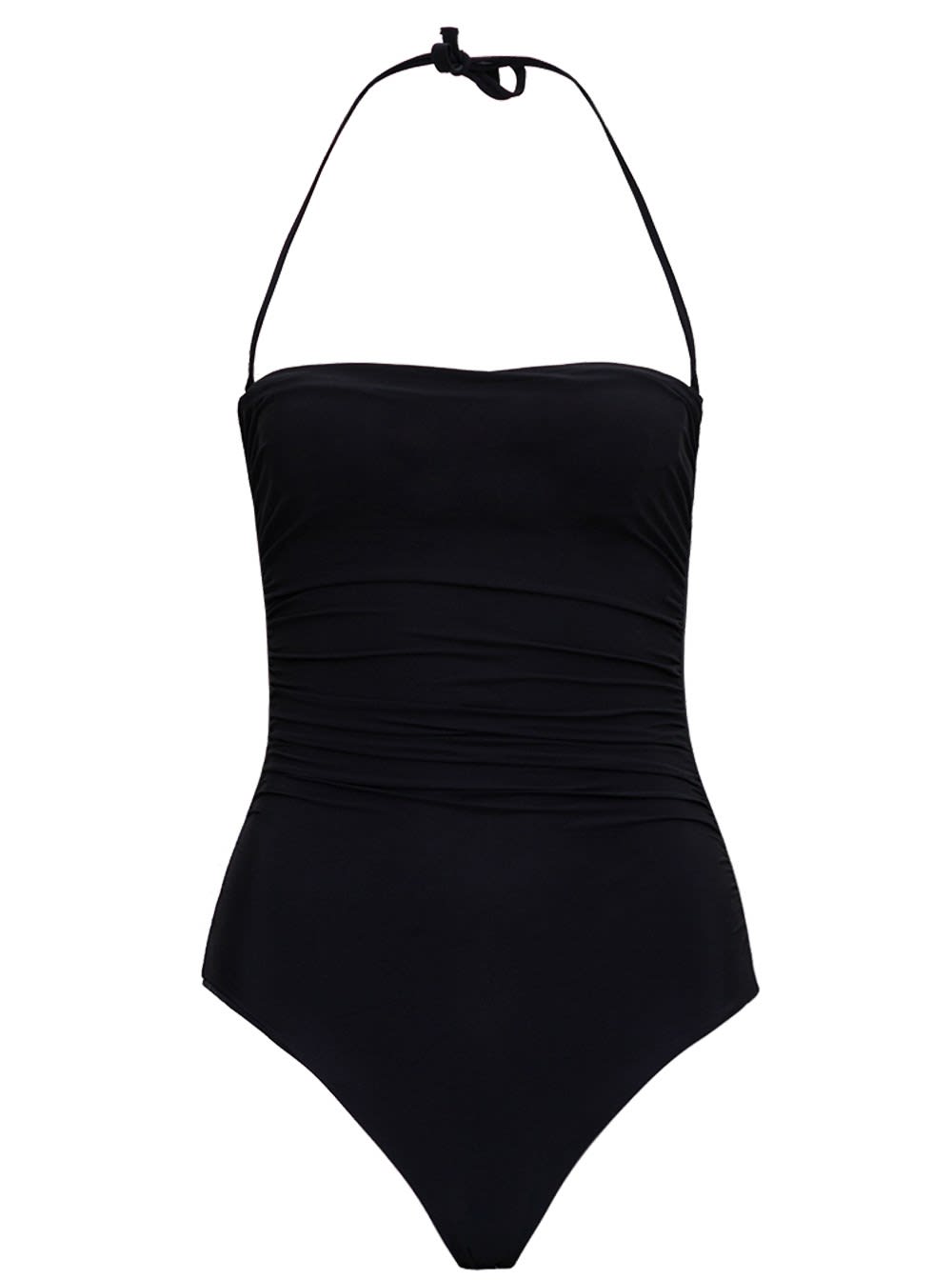 Le Petit Réve Black Strapless One-piece Swimsuit