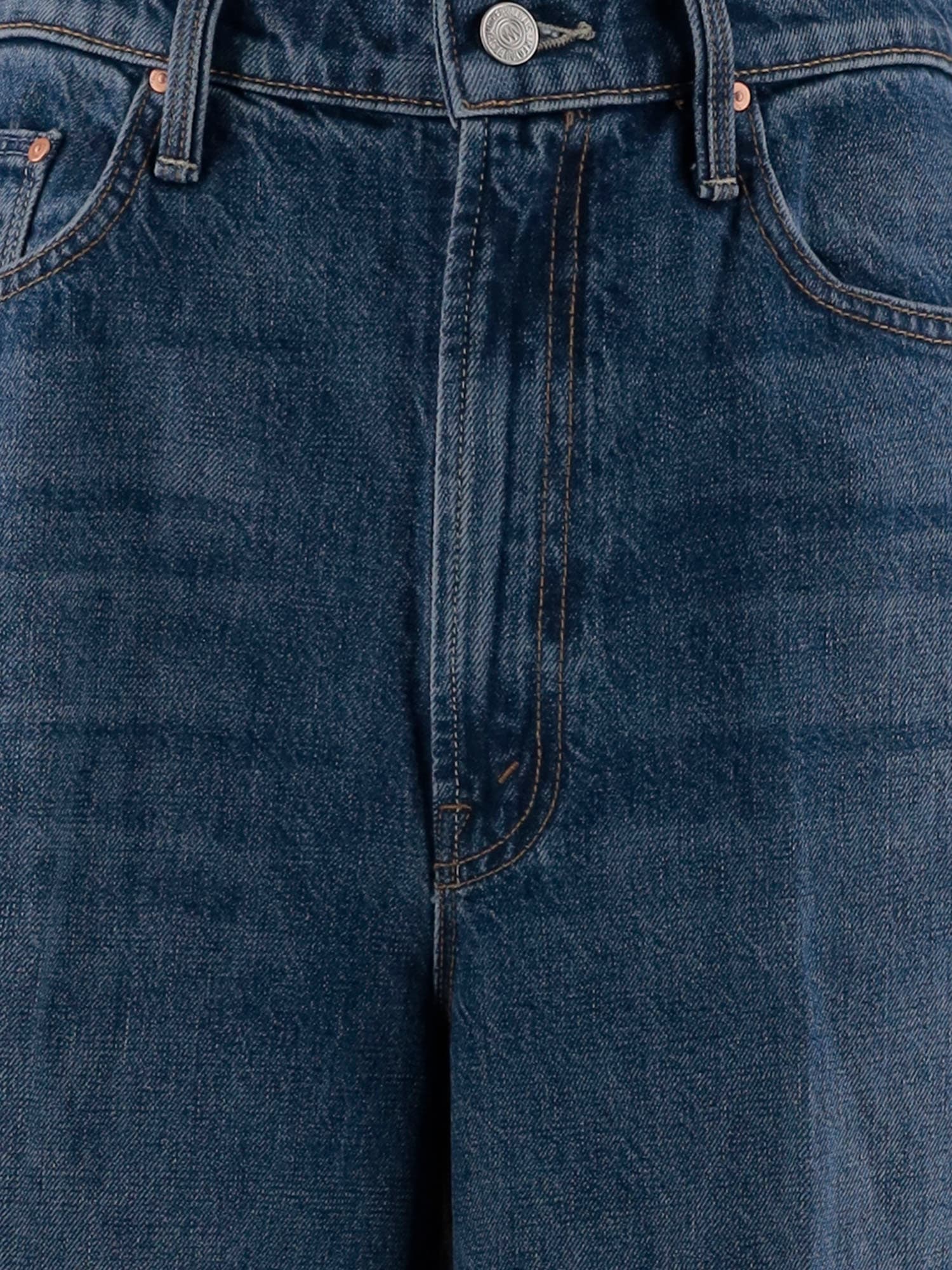 Mother Jeans Headliner Sneak In Cotton In Blue