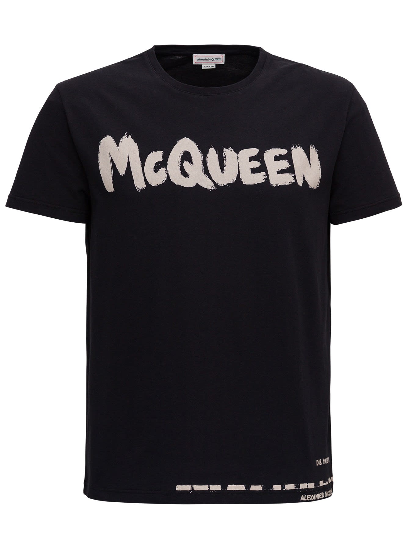 Alexander McQueen Jersey T-shirt With Logo Print