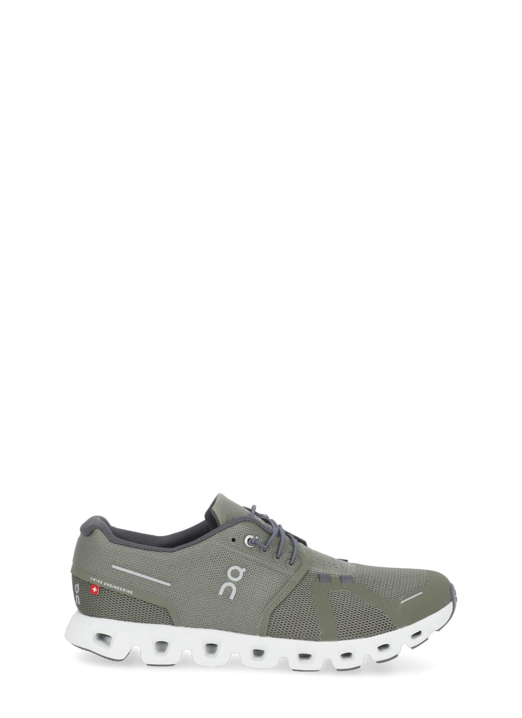 On Running Cloud 5 Sneakers In Olive White