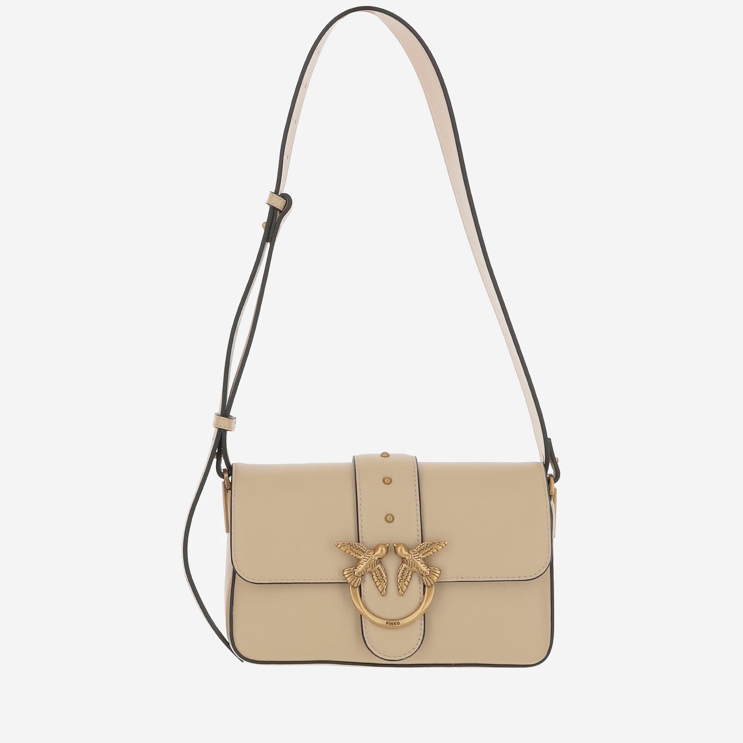Pinko Mini Love Slouchy Shoulder Bag
