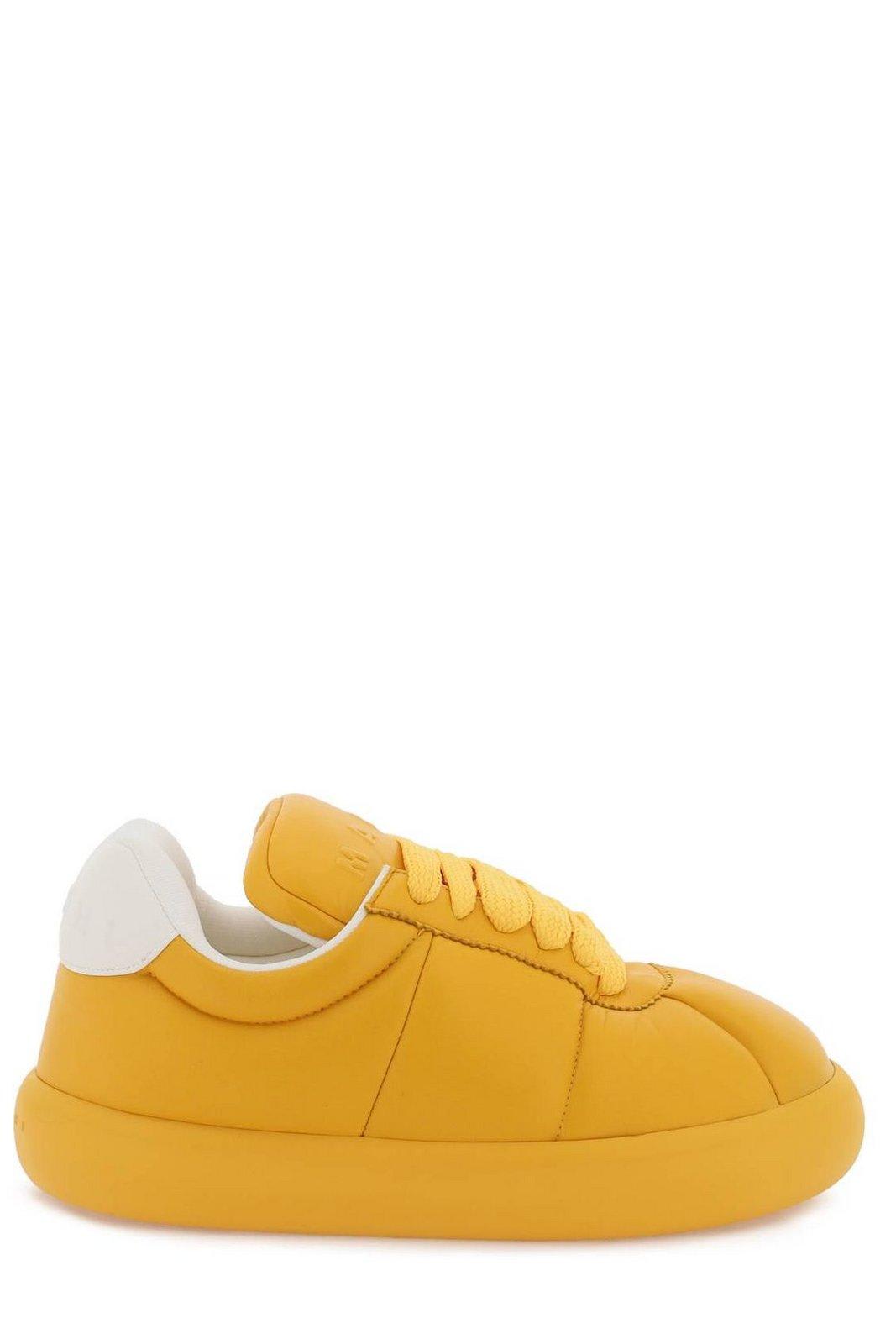 Shop Marni Padded Low-top Sneakers
