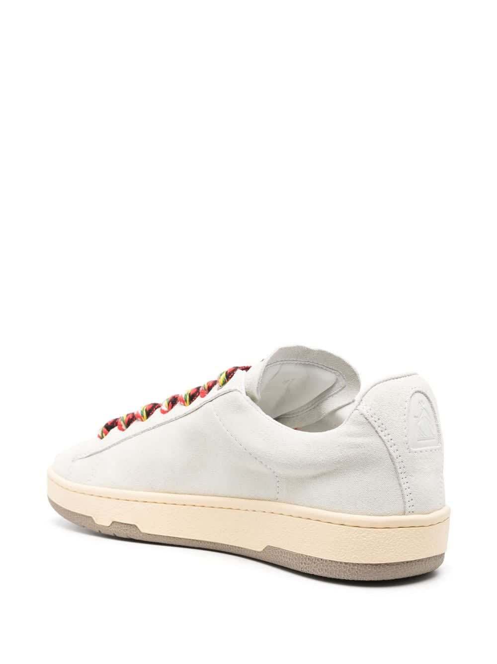 Lanvin Lite Curb Low-top Sneakers In White