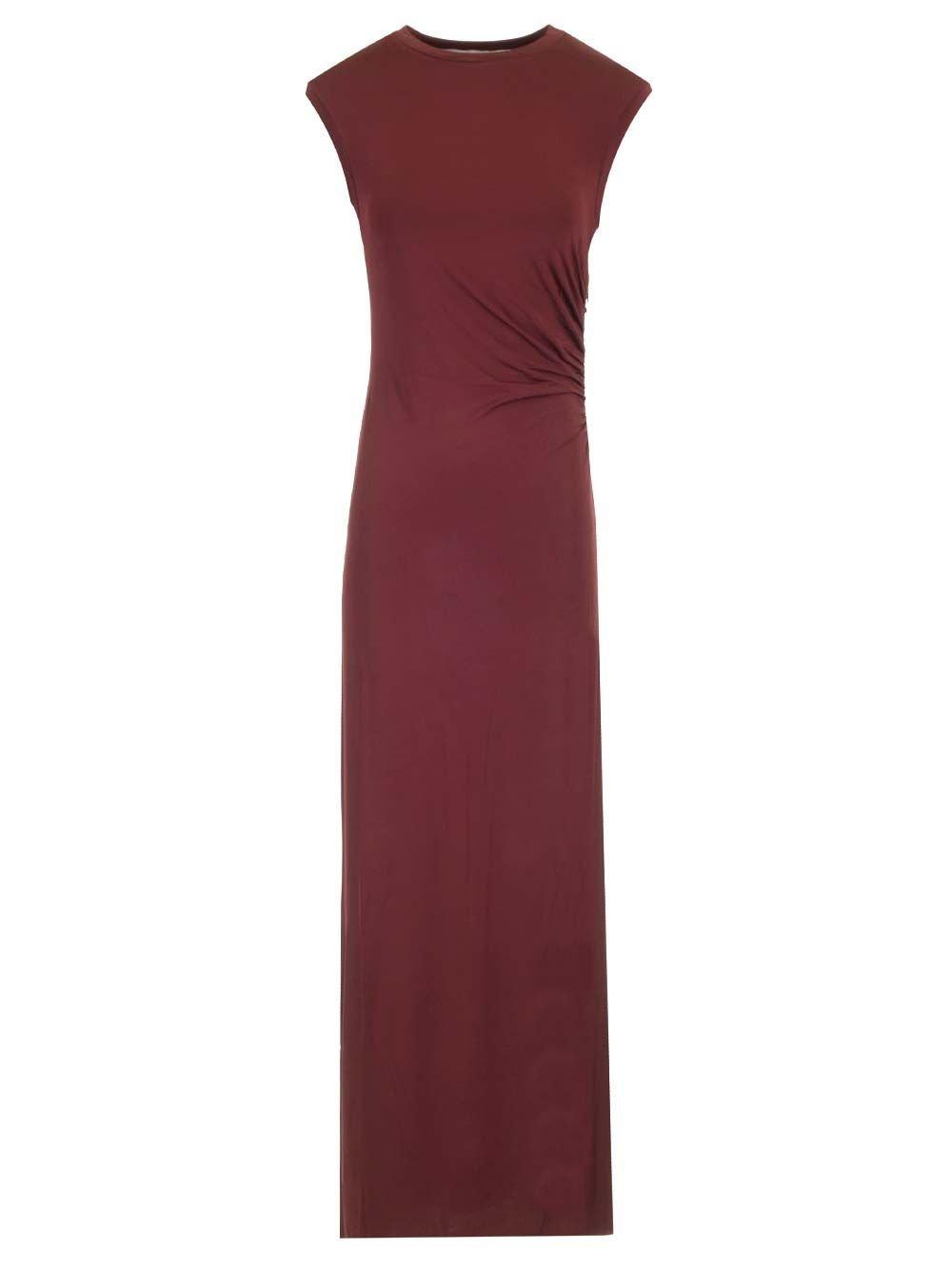 Crewneck Sleeveless Maxi Dress