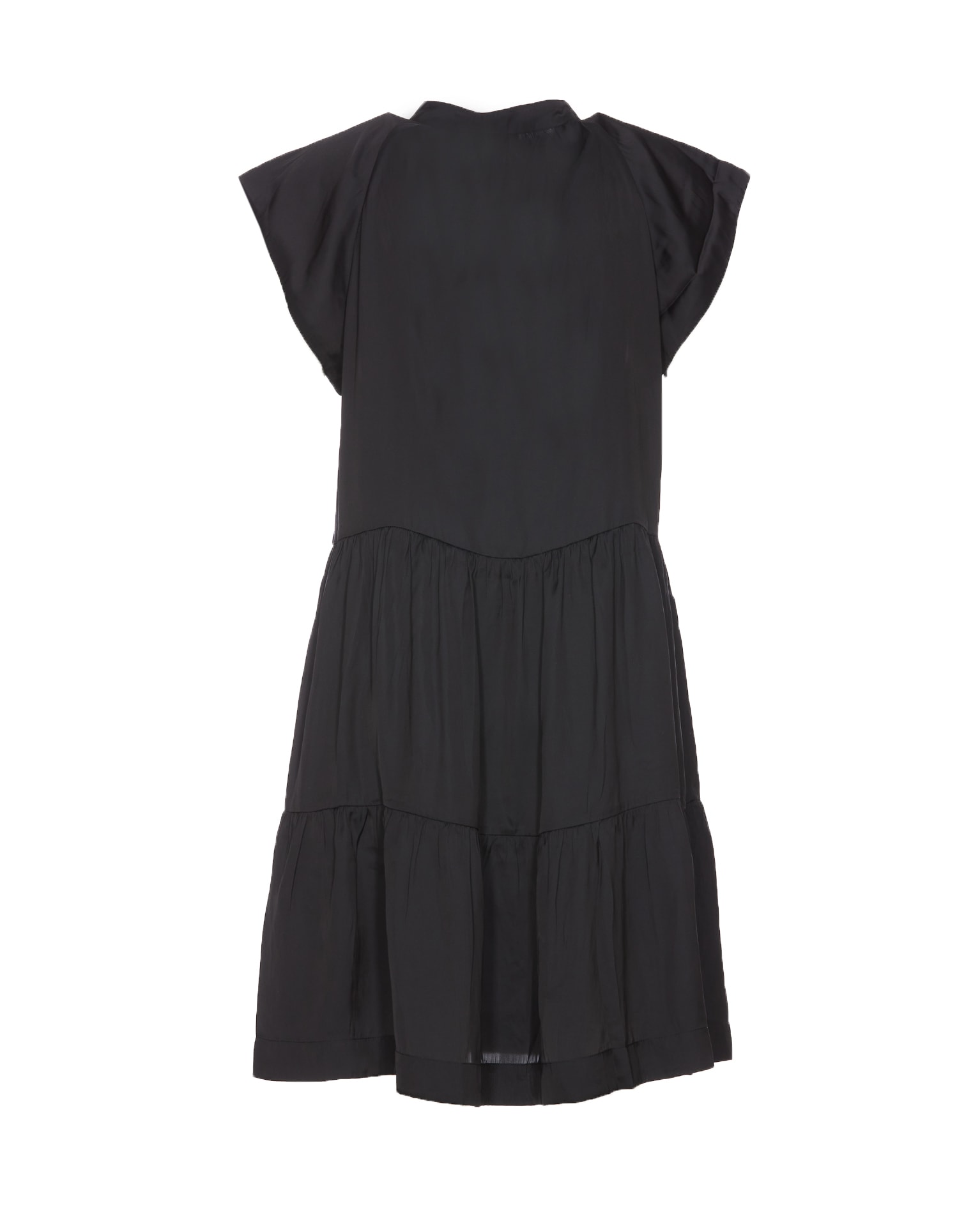 Shop Zadig &amp; Voltaire Rito Satin Dress In Black