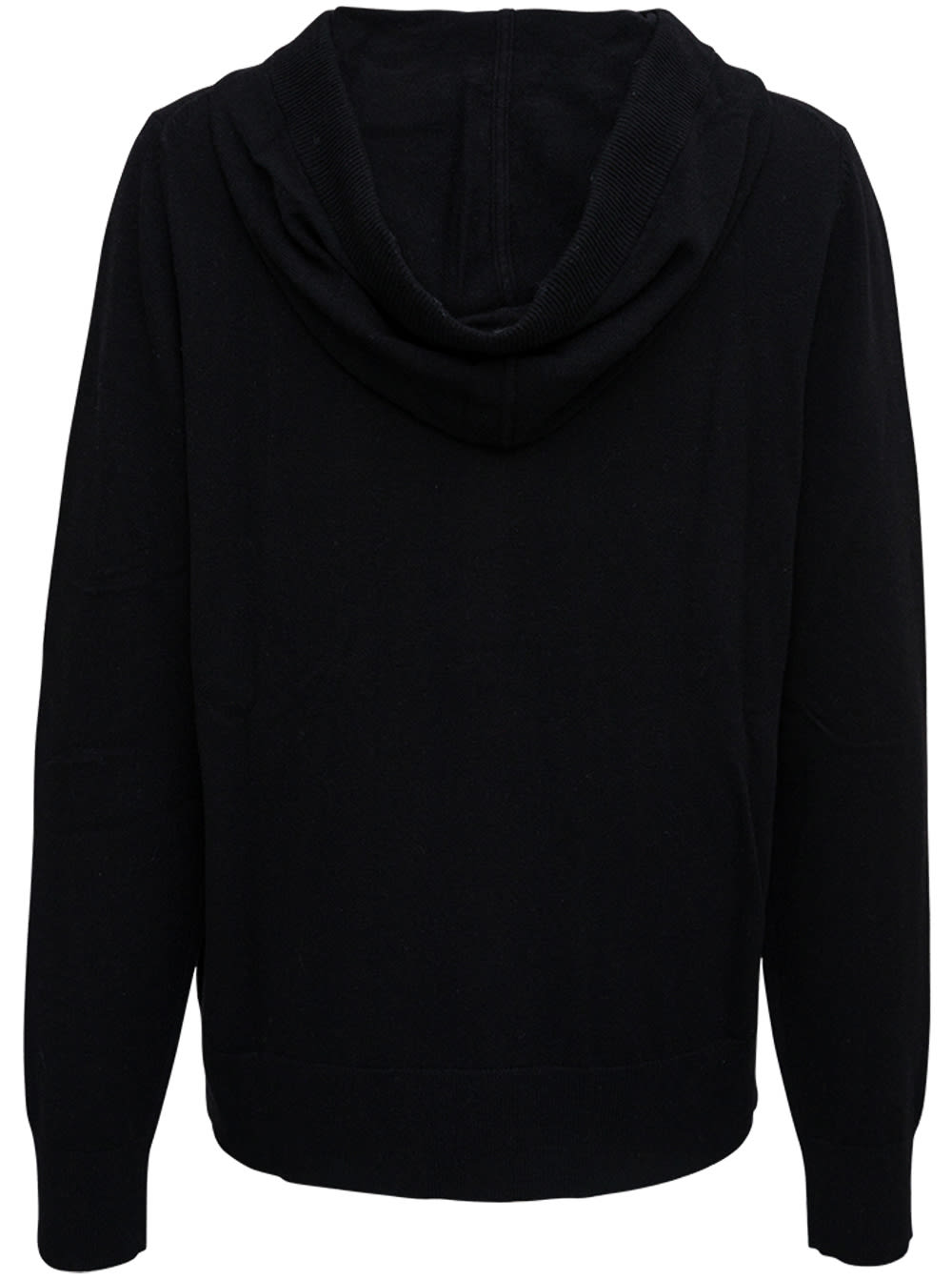 MICHAEL Michael Kors Zipped Hoodie In Black Wool