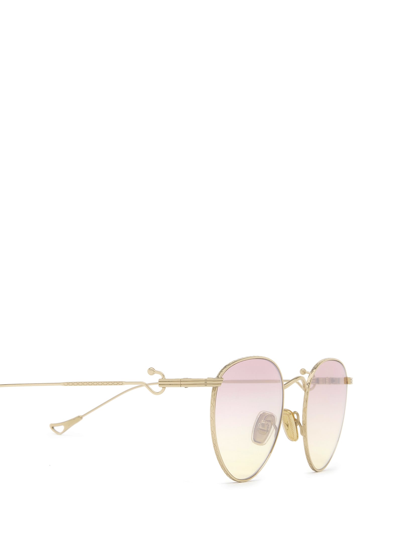 Shop Eyepetizer Lune Rose Gold Sunglasses
