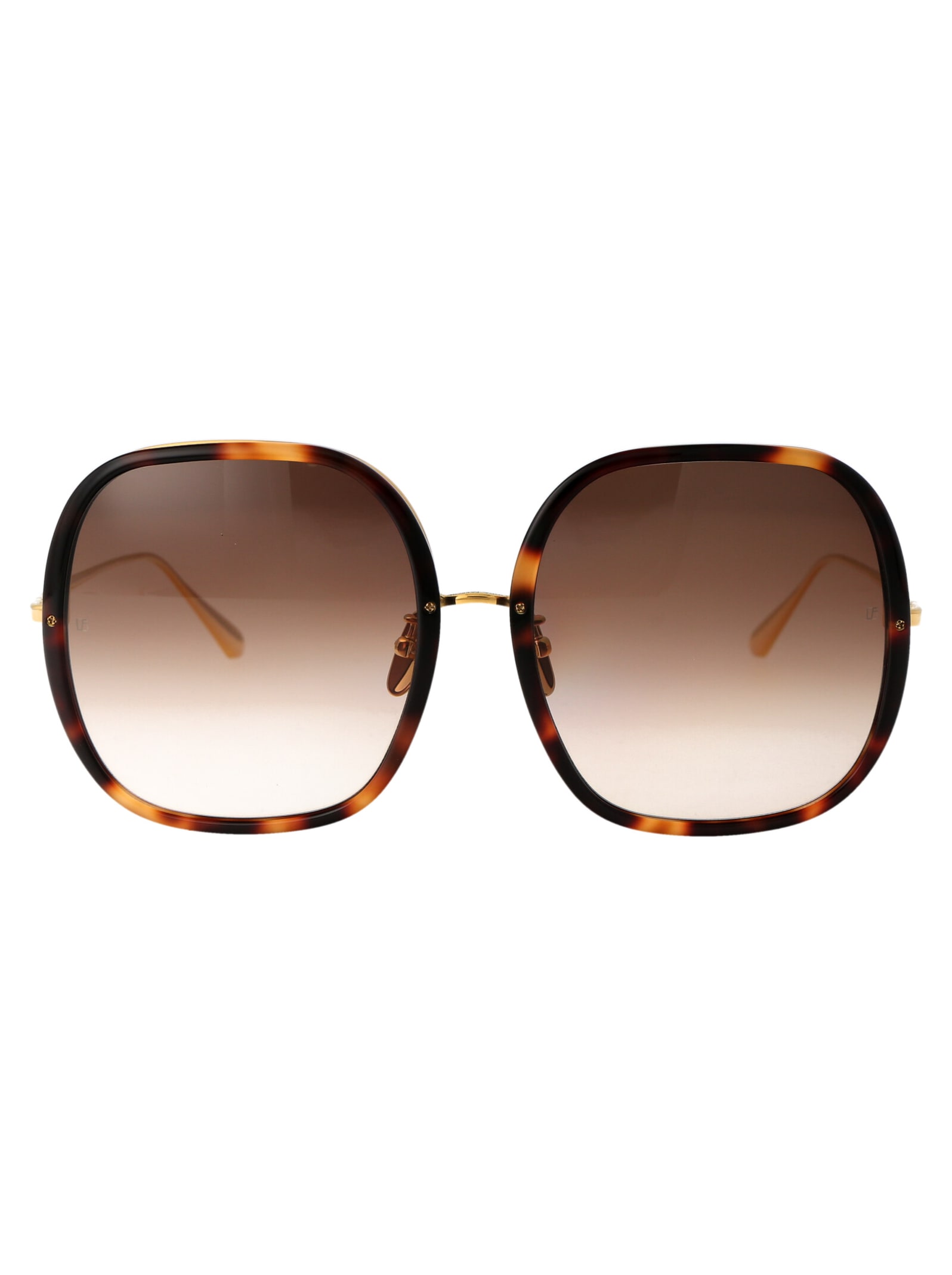 Linda Farrow Blake Angular Sunglasses