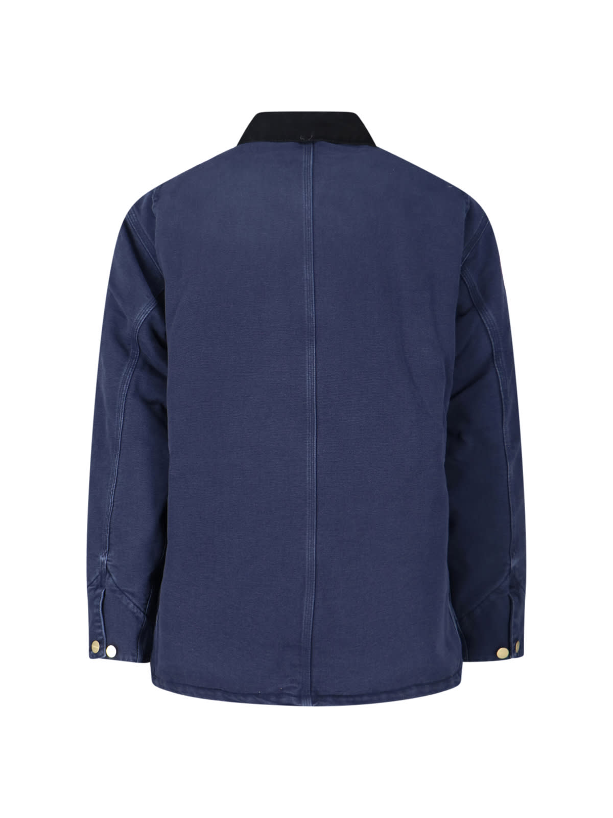 Carhartt Casual Jacket With Long Sleeves And Pockets In Blue