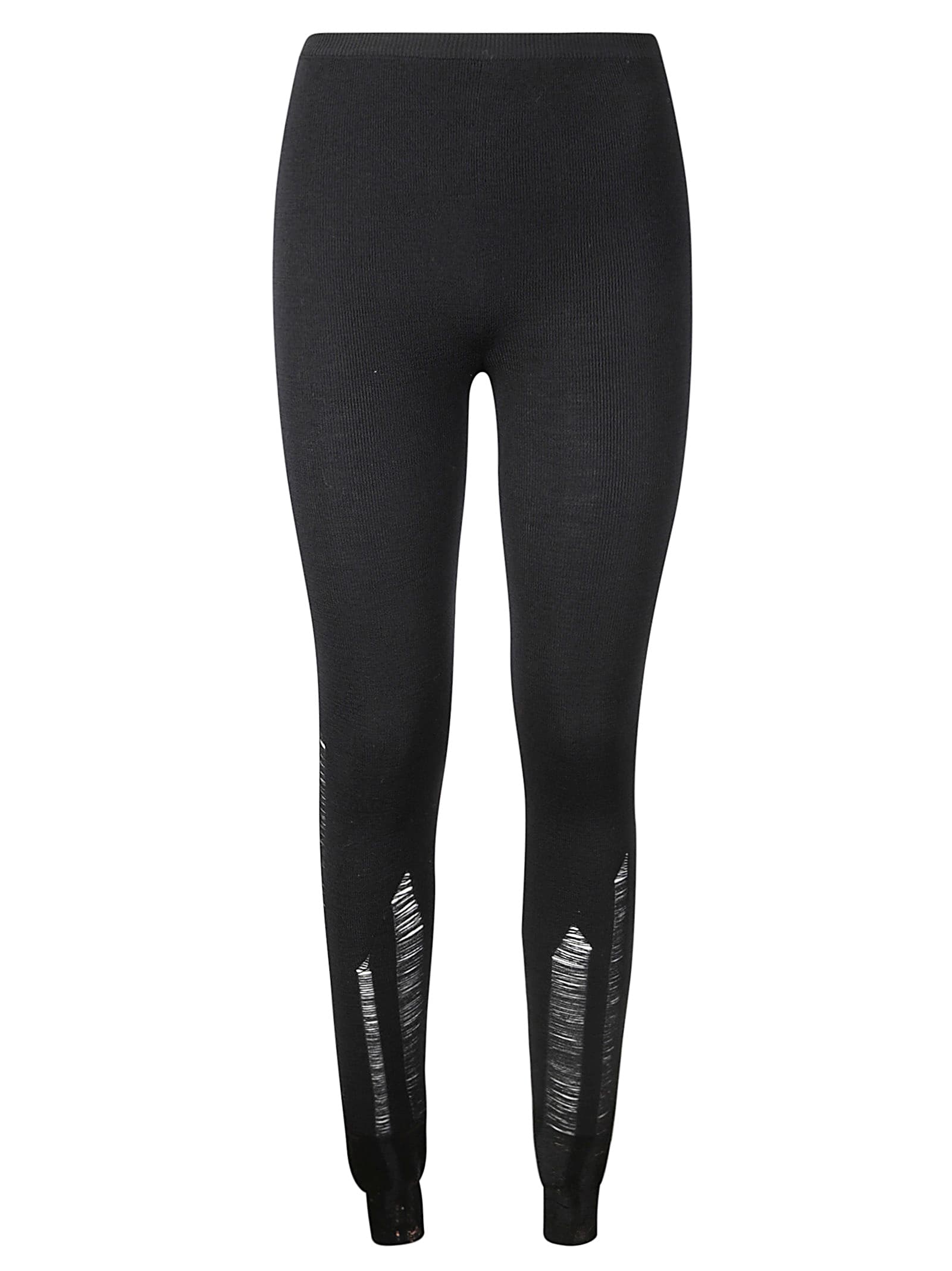 Mm6 Maison Margiela Mm6 By Maison Margiela Elastic Waist Leggings Trousers In Black