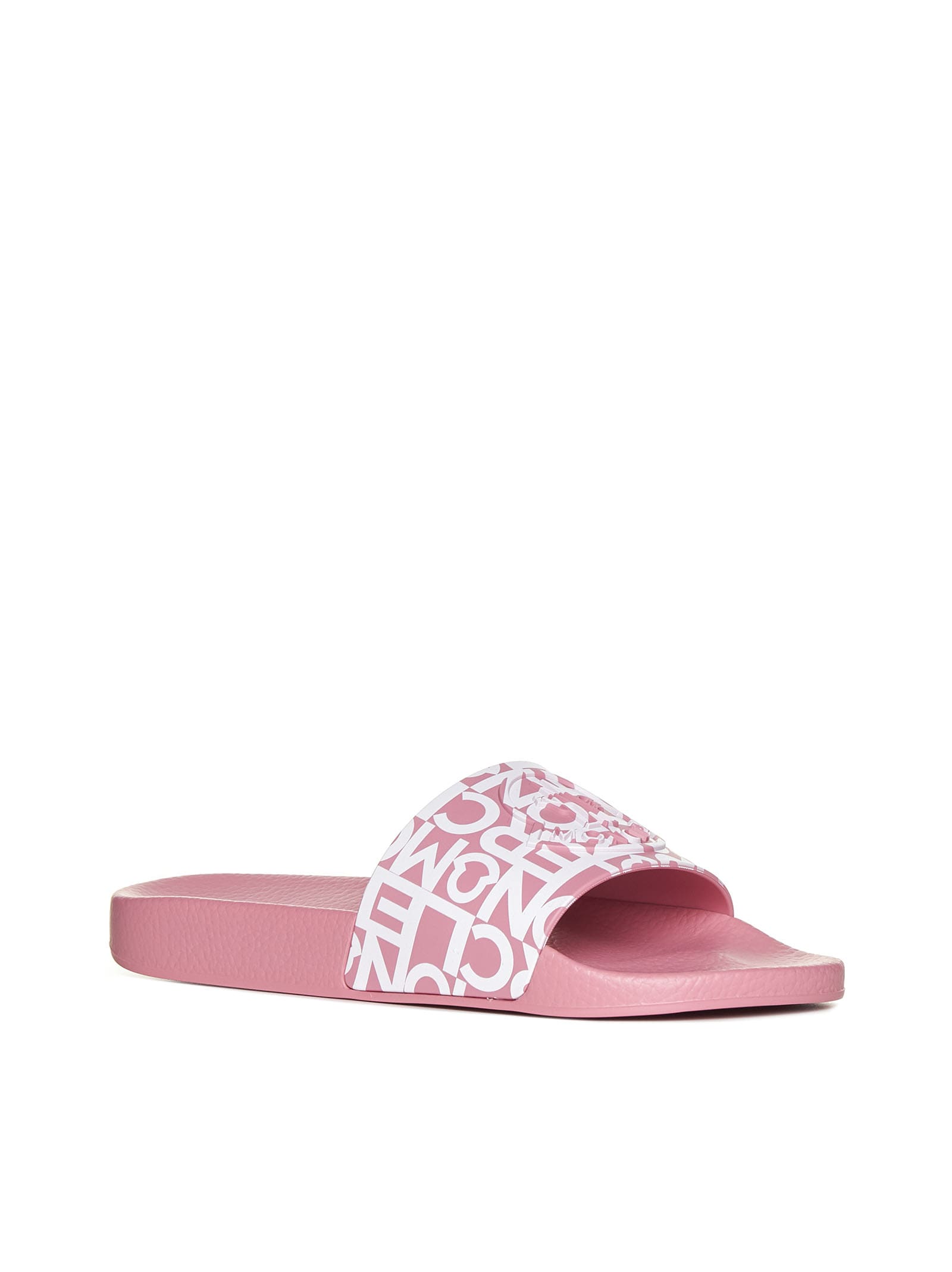 Shop Moncler Flat Shoes In Pink