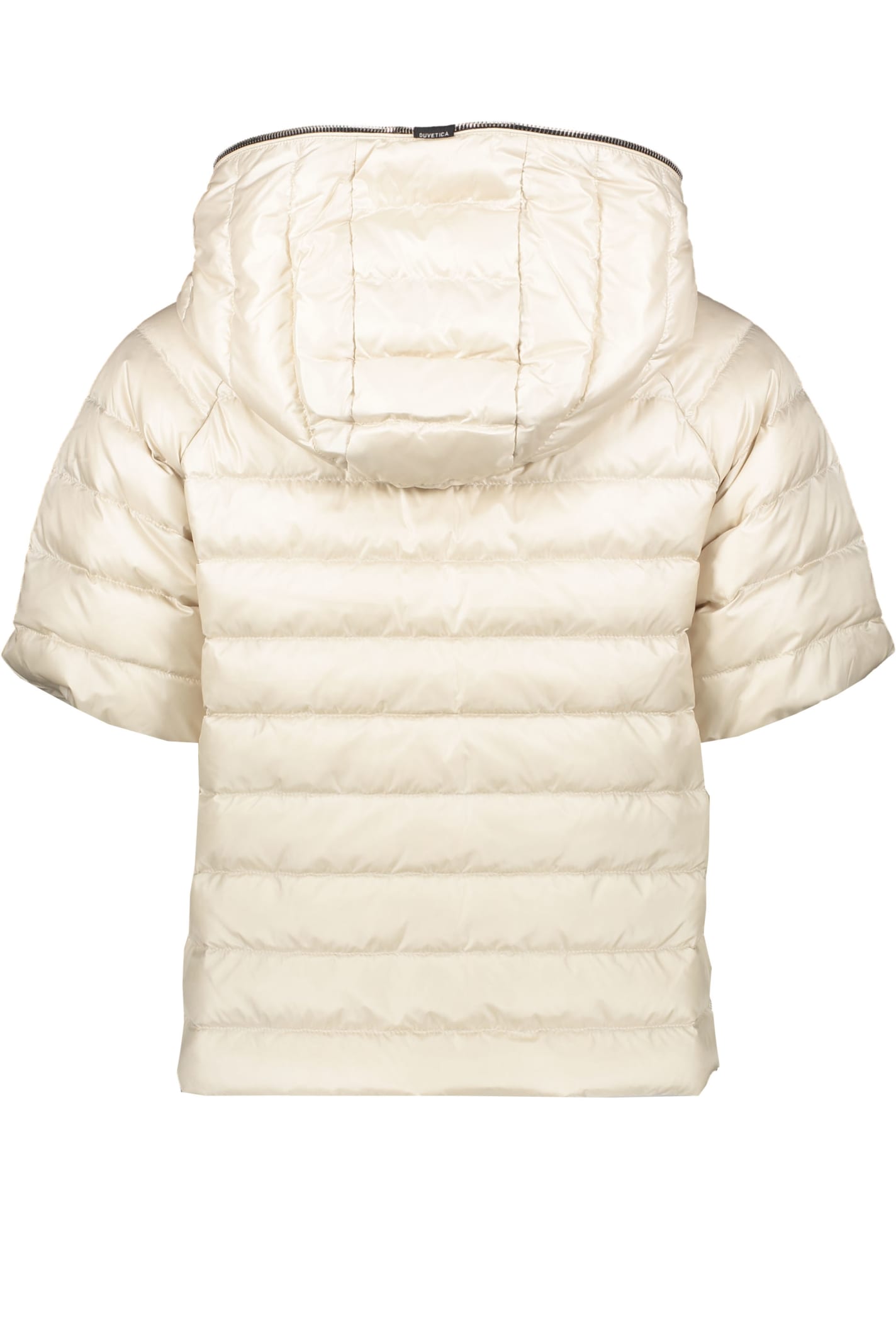 Shop Duvetica Quilted Jacket In Beige