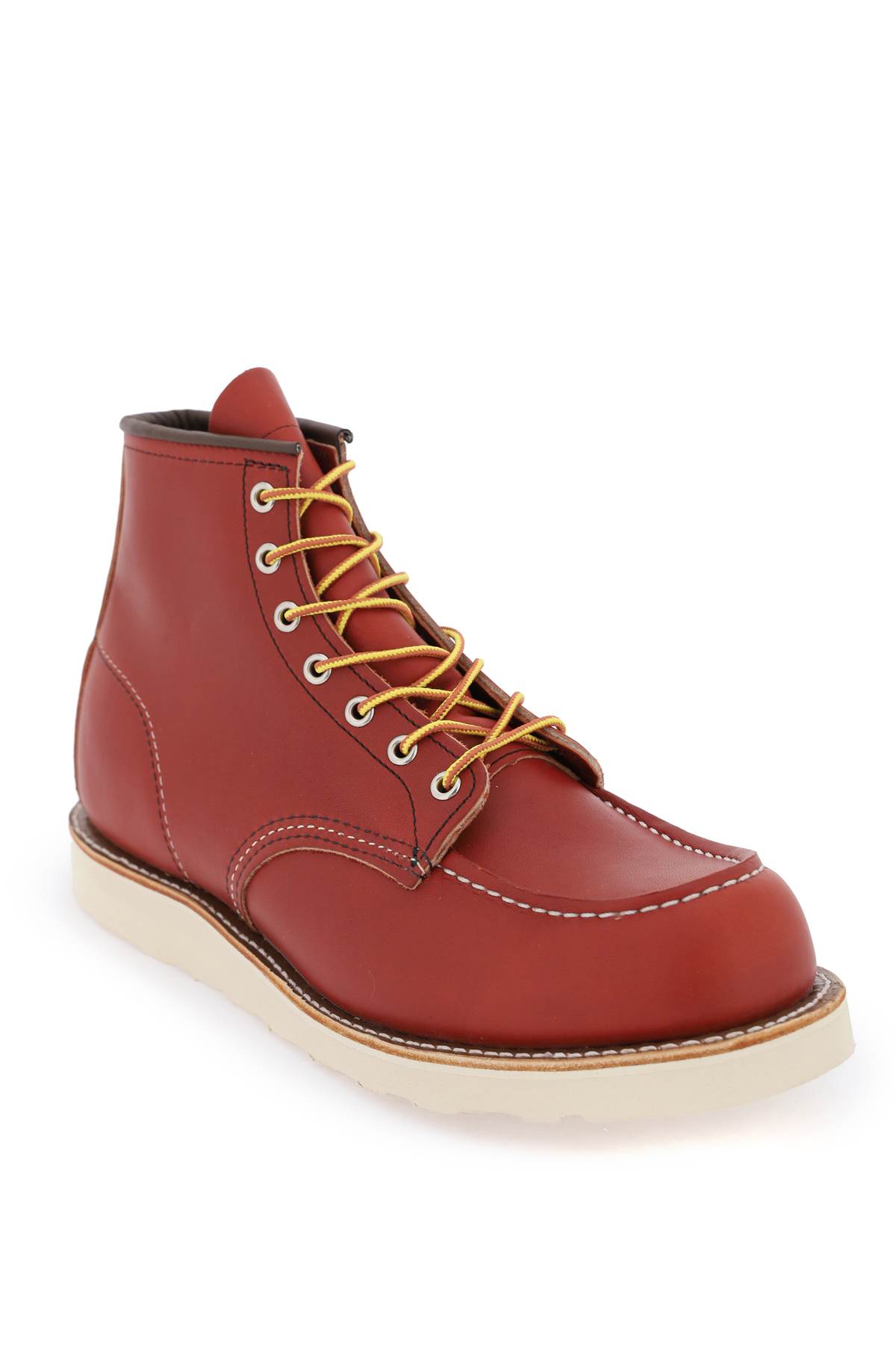 Shop Red Wing Classic Moc Ankle Boots In Oro Russet (red)