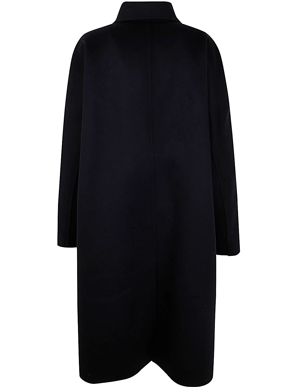 Shop Sofie D'hoore Df Coat W Lapel Collar 2 App Pockets 4 Buttons In Black