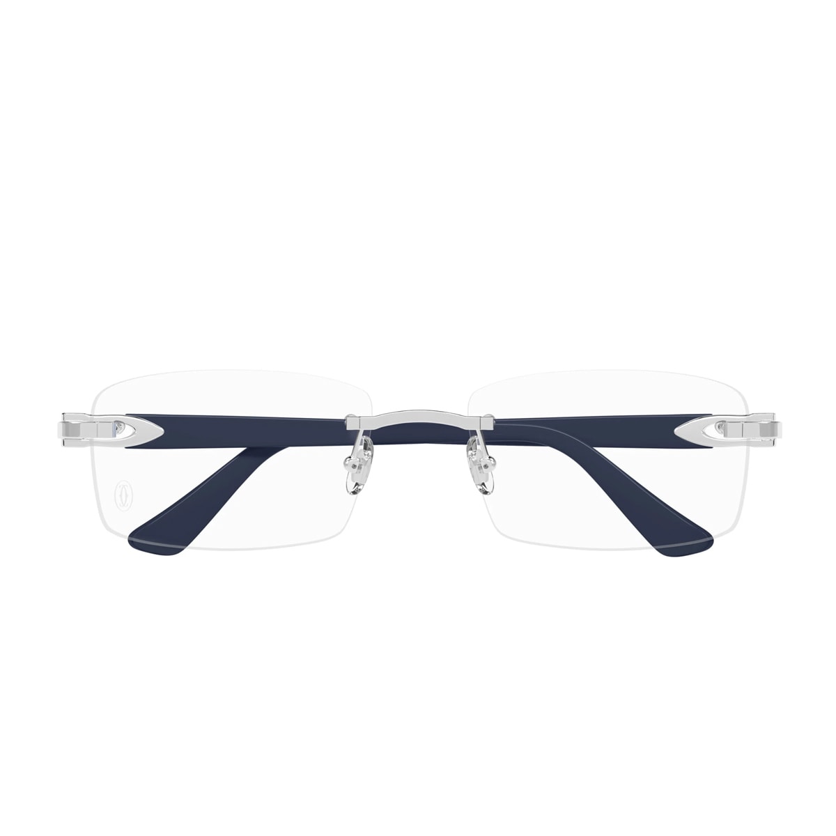 Cartier Ct0287o Décor C De Cartier 010 Silver Blue Glasses