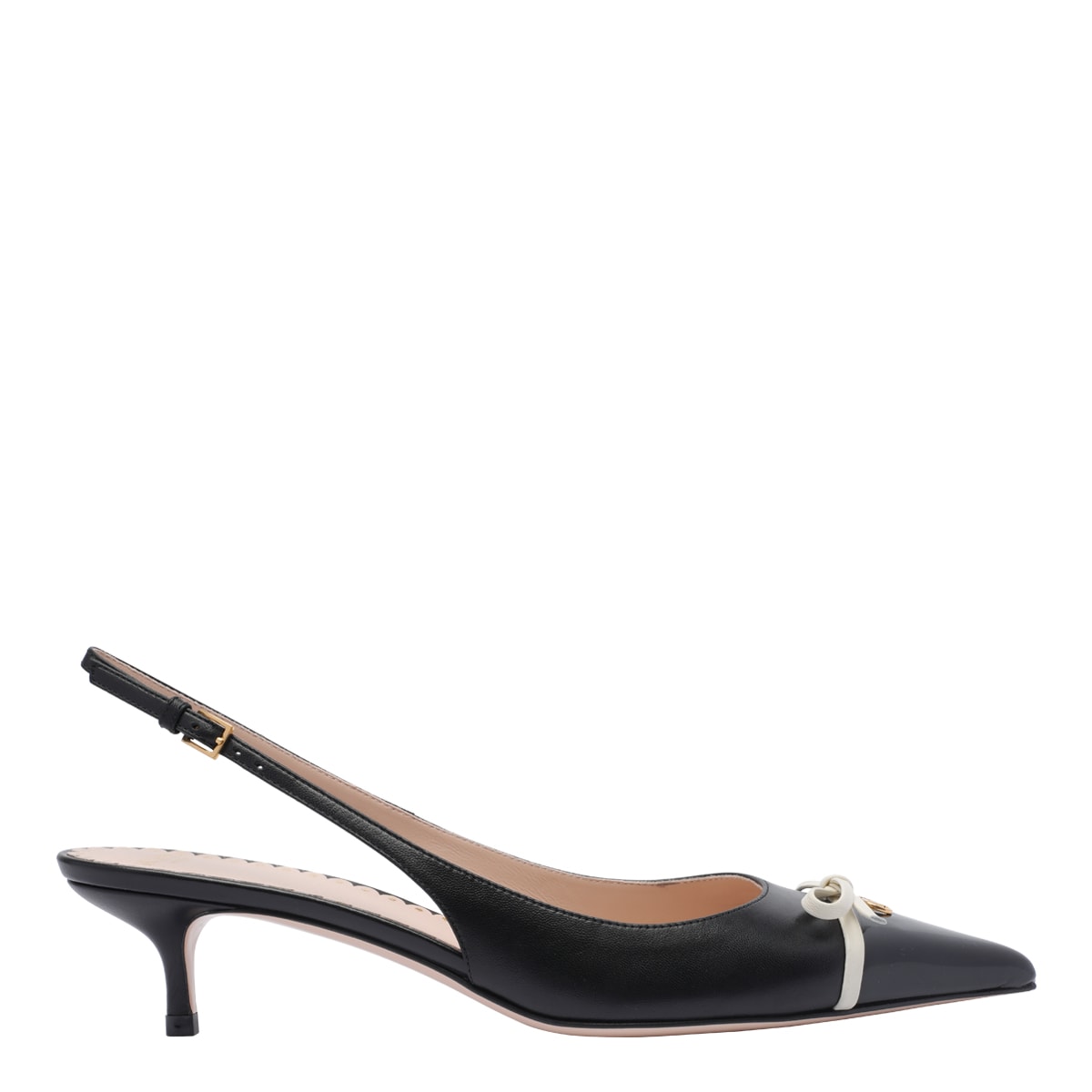 Valentino Bepointy Slingback In Black