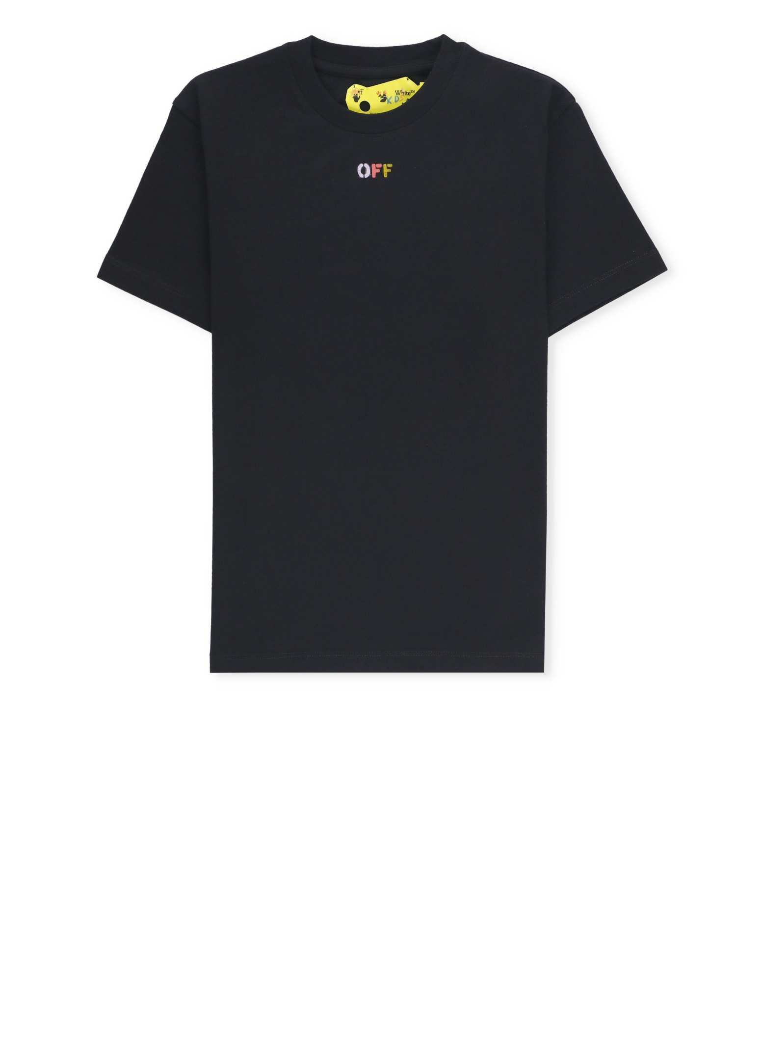 Shop Off-white Arrow Rainbow T-shirt In Black