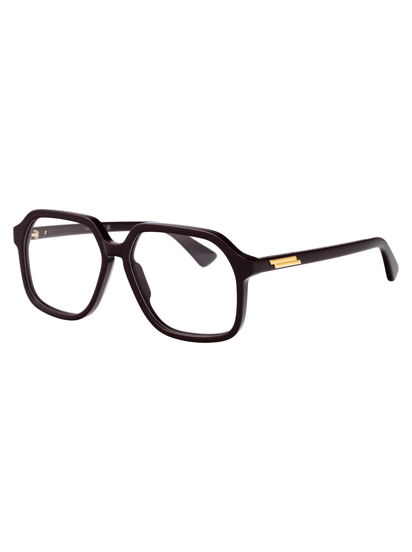 Bottega Veneta Bv1329o Glasses In Violet-violet-transparent