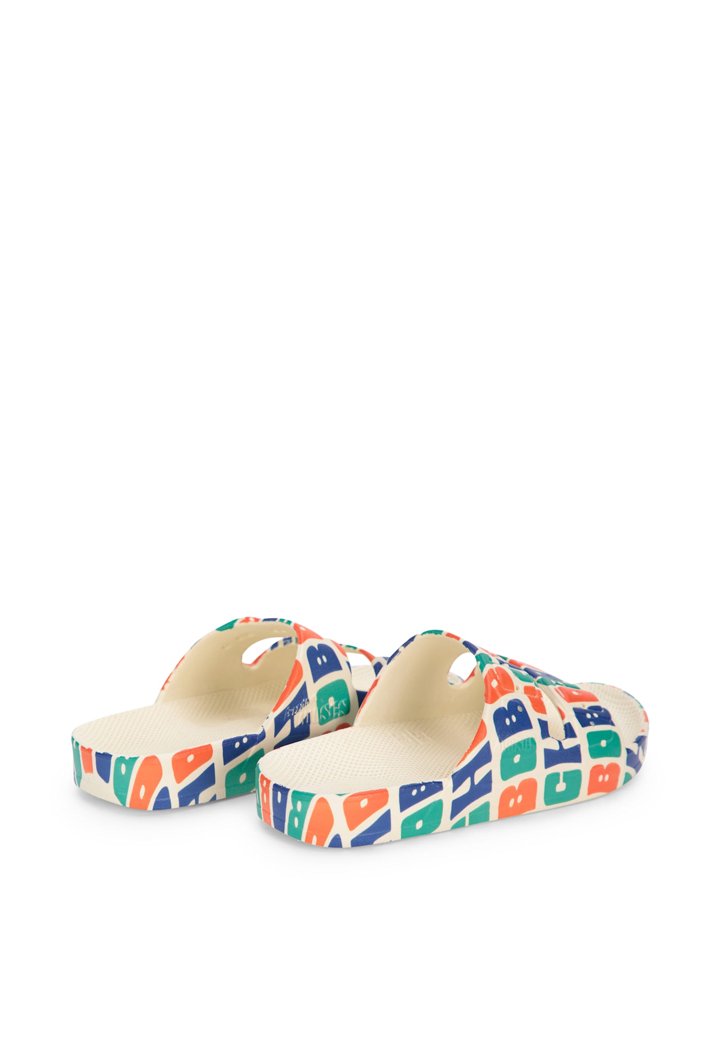 Bobo Choses Multicolor Slippers For Kids With Logo In Multicolor