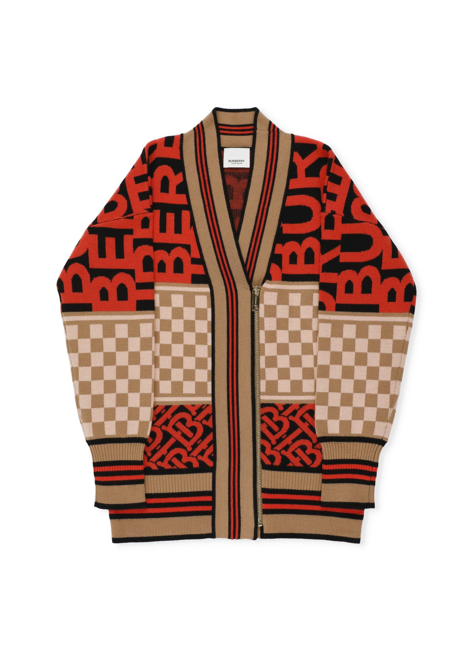Burberry Wool And Cashmere Cardigan