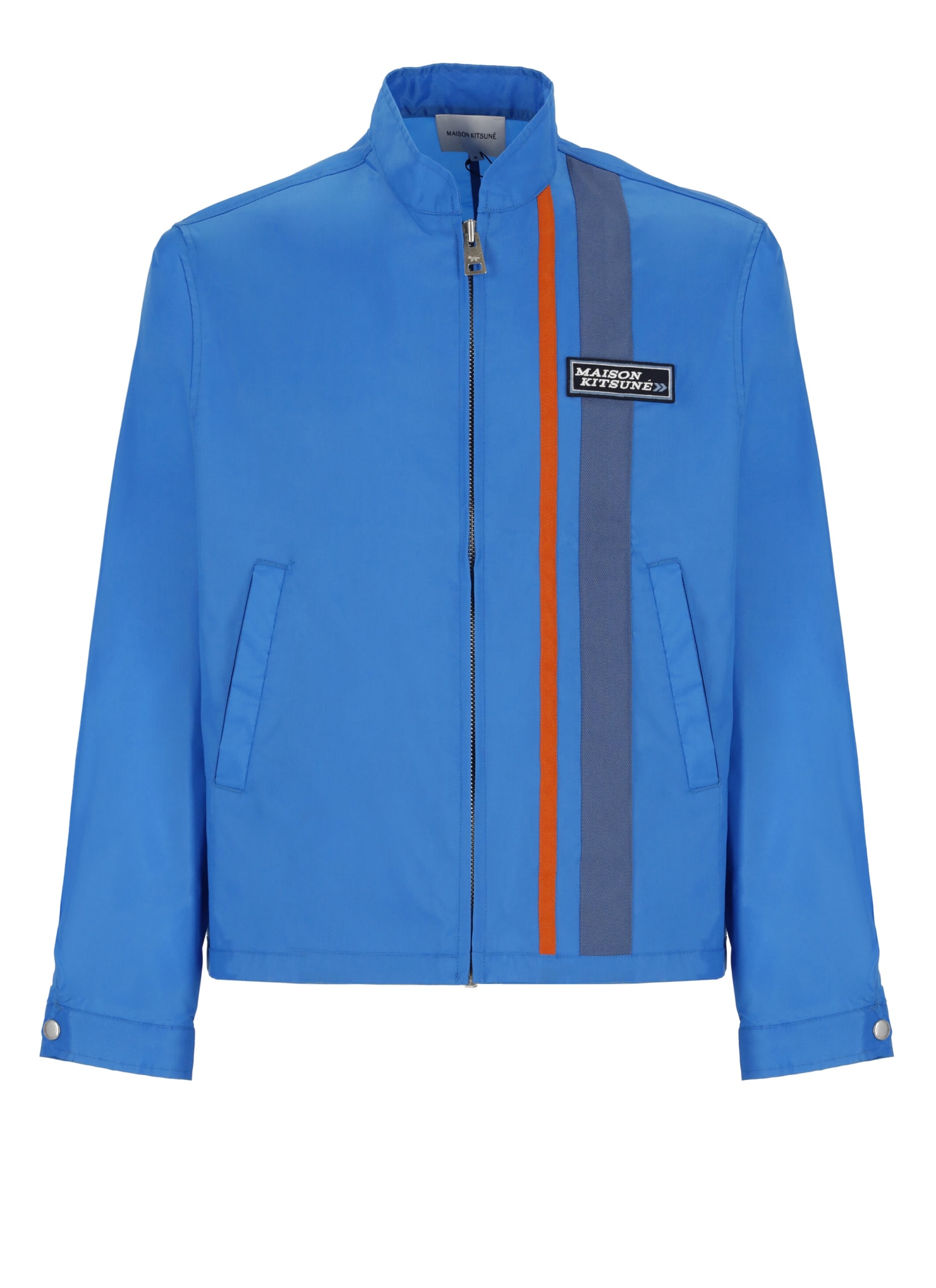 Shop Maison Kitsuné Lightweight Jacket In Blue
