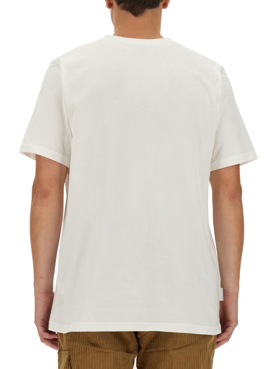 Shop Family First Milano T-shirt With Logo In White
