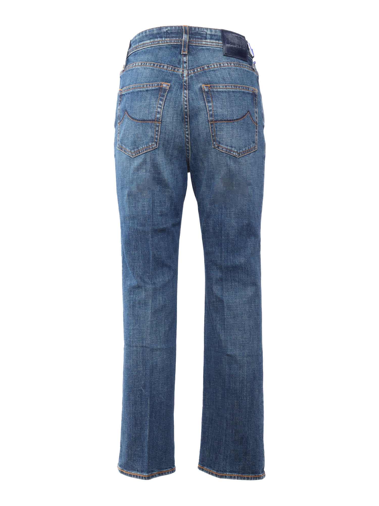Jacob Cohen 5 Pockets Denim Pants In Multicolor