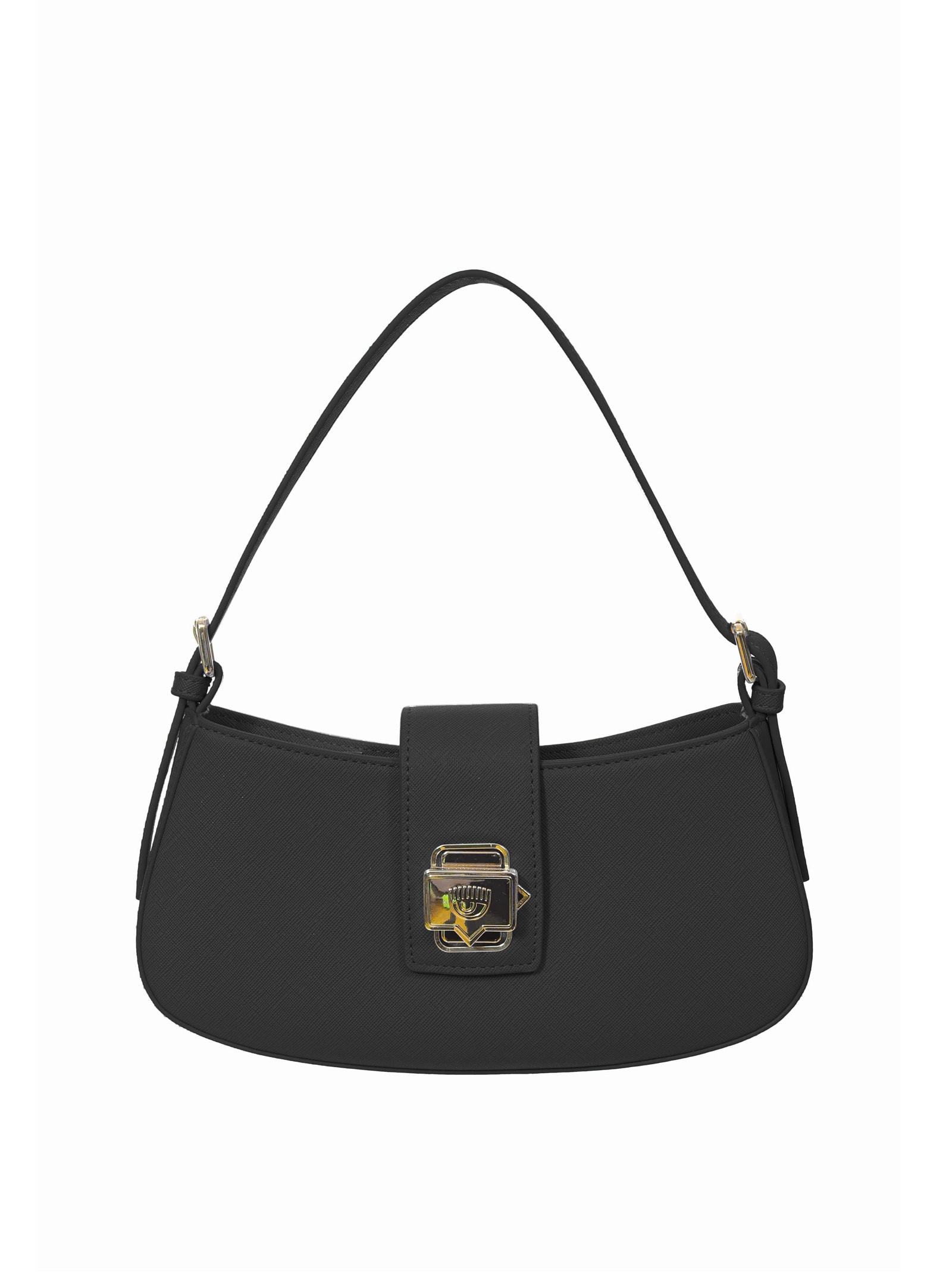 Chiara Ferragni Black Shoulder Bag