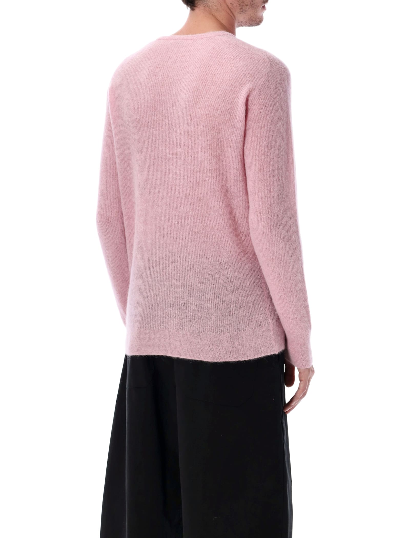 Auralee Luxurious Alpaca Knit Sweater In Pink