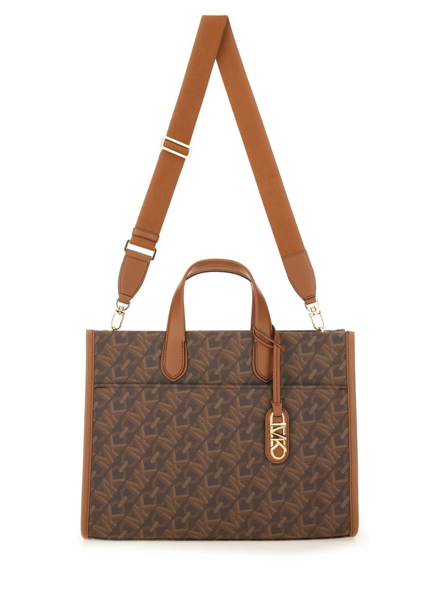 Shop Michael Kors Tote Bag In Brown