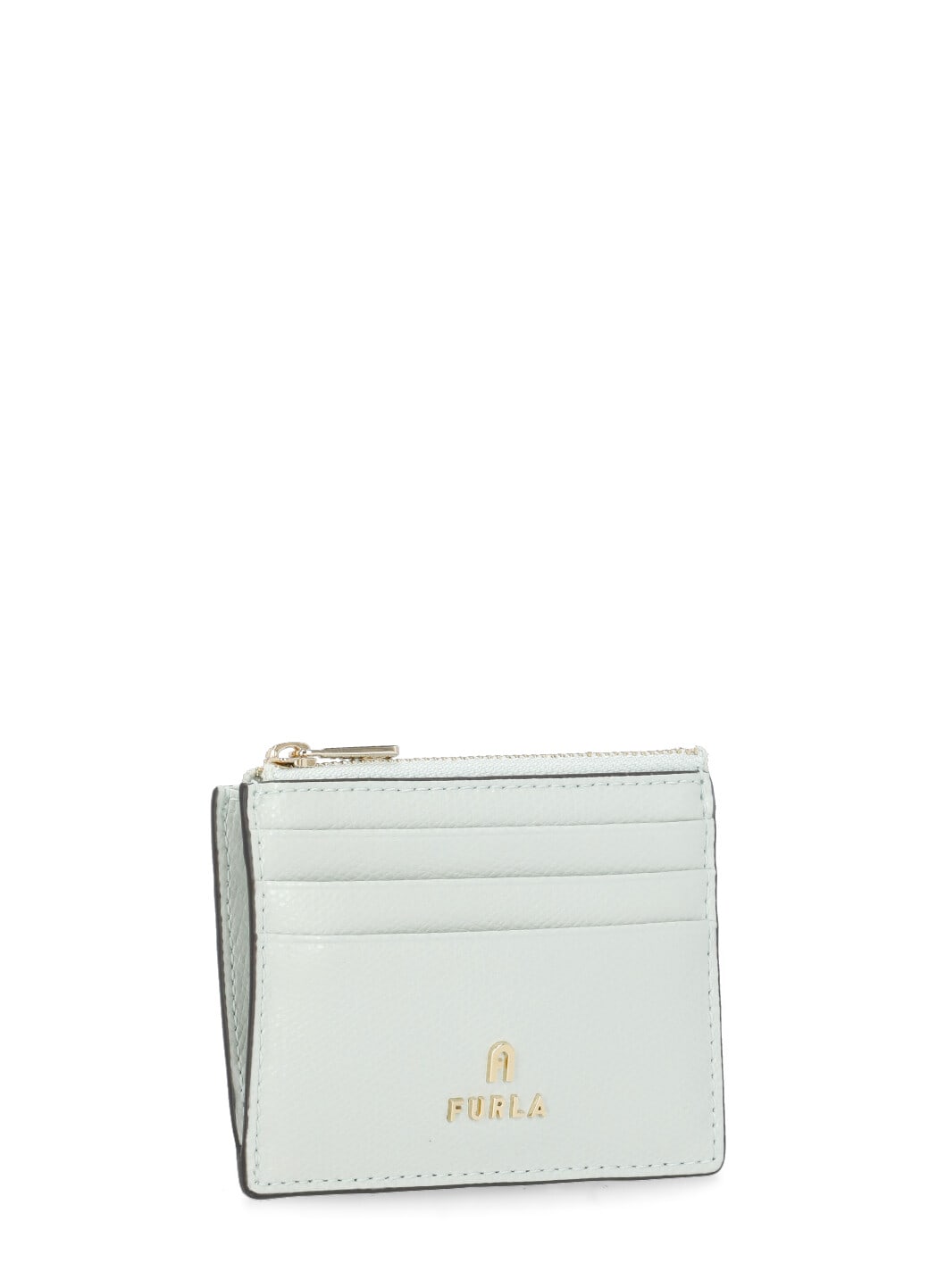 Furla Camelia Zip-fastening Cardholder In Green