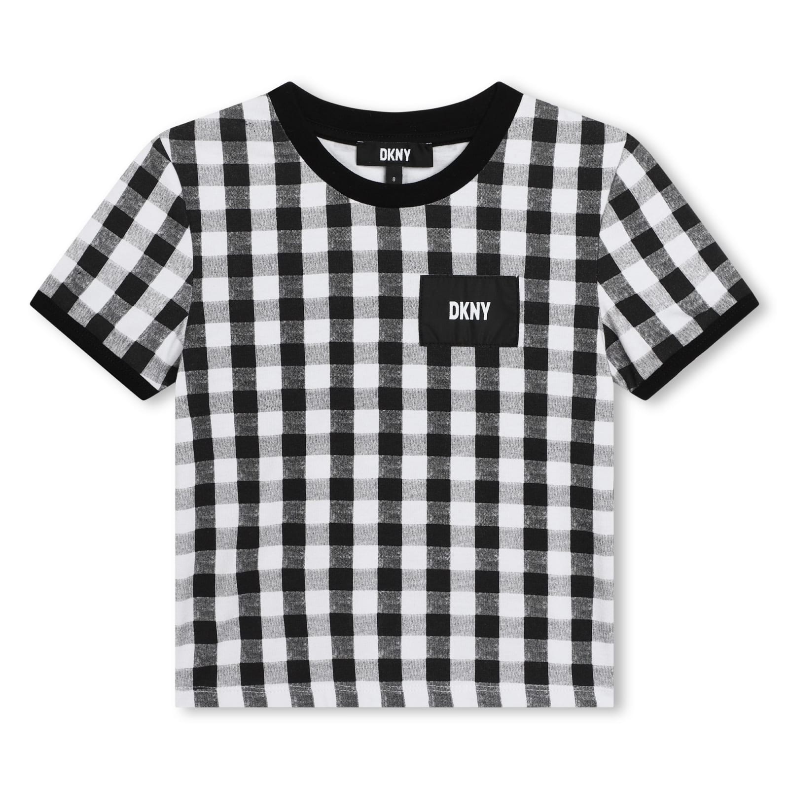 Dkny Kids' T-shirt With Logo In Black