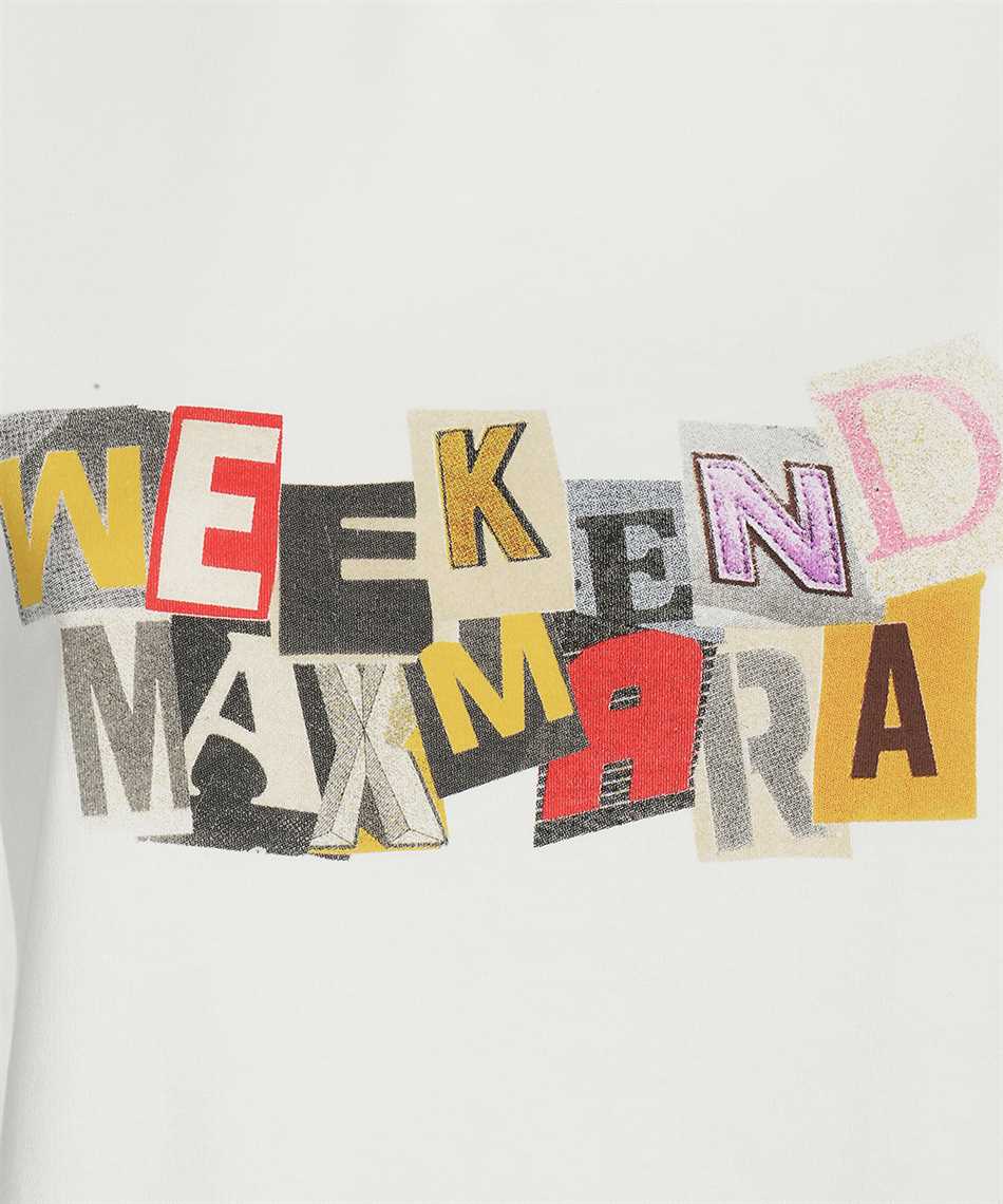Weekend Max Mara Round-necked T-shirt In White
