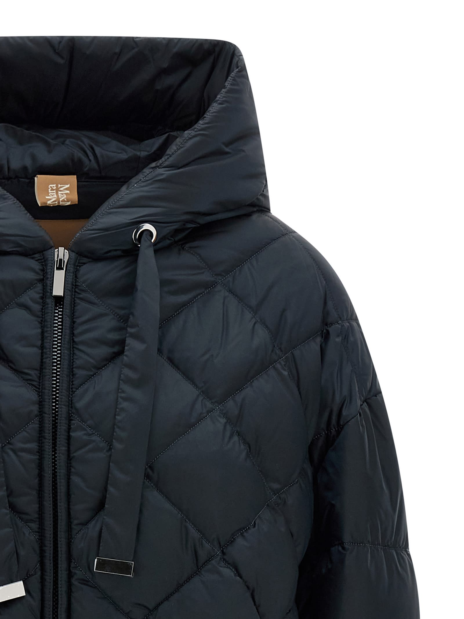 Max Mara The Cube Softe Down Jacket In Blue
