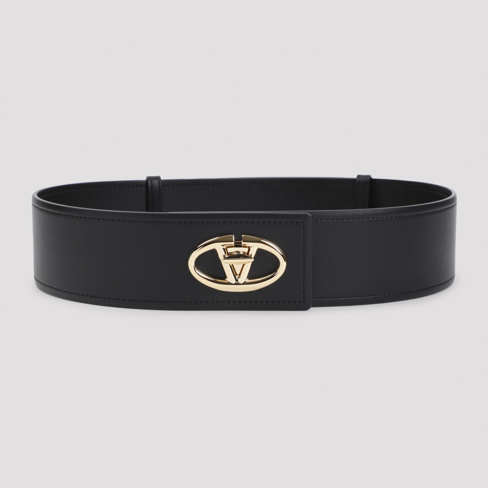 Shop Valentino Vlogo Belt In No Nero