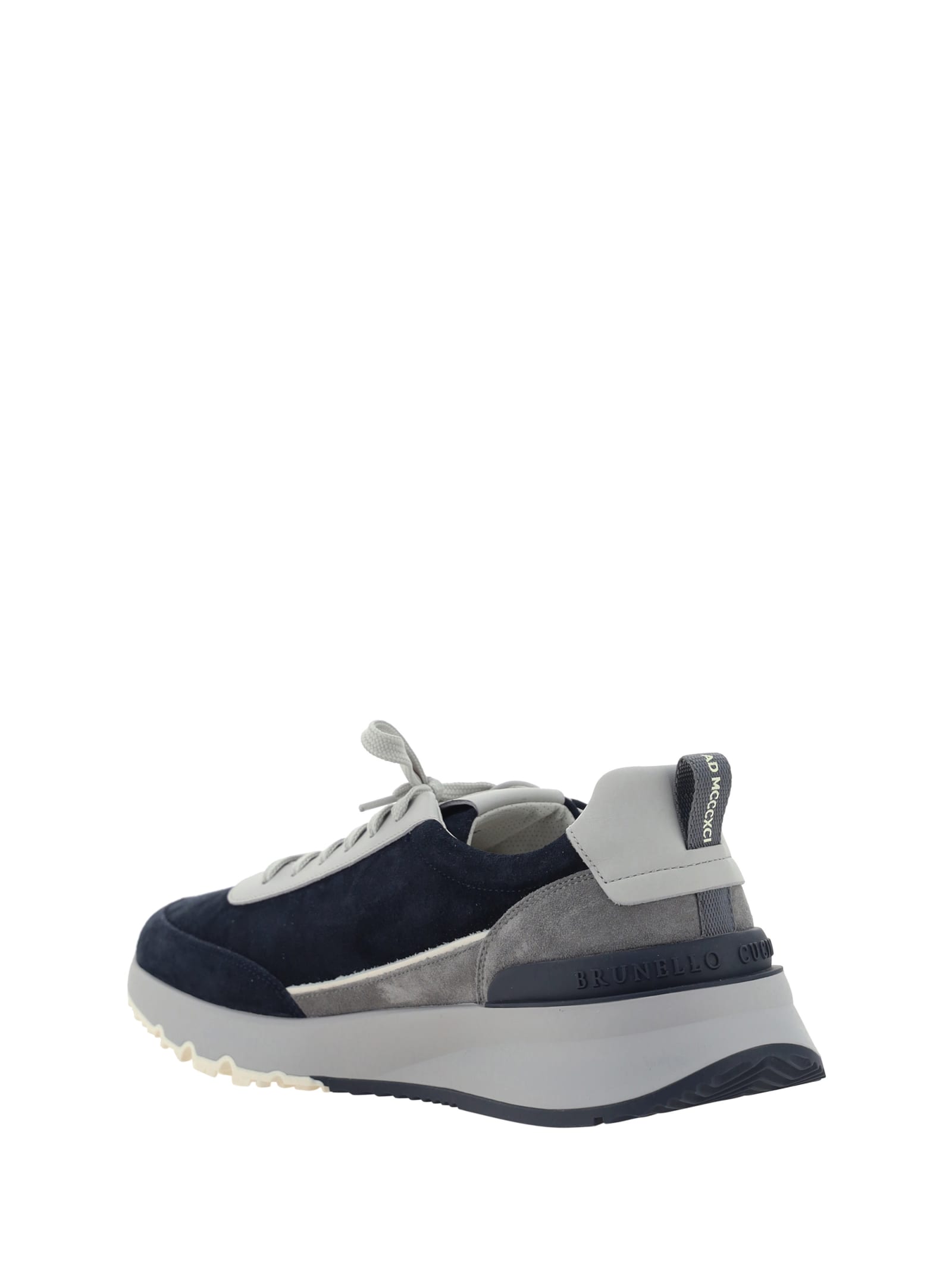 Shop Brunello Cucinelli Sneakers In Blue