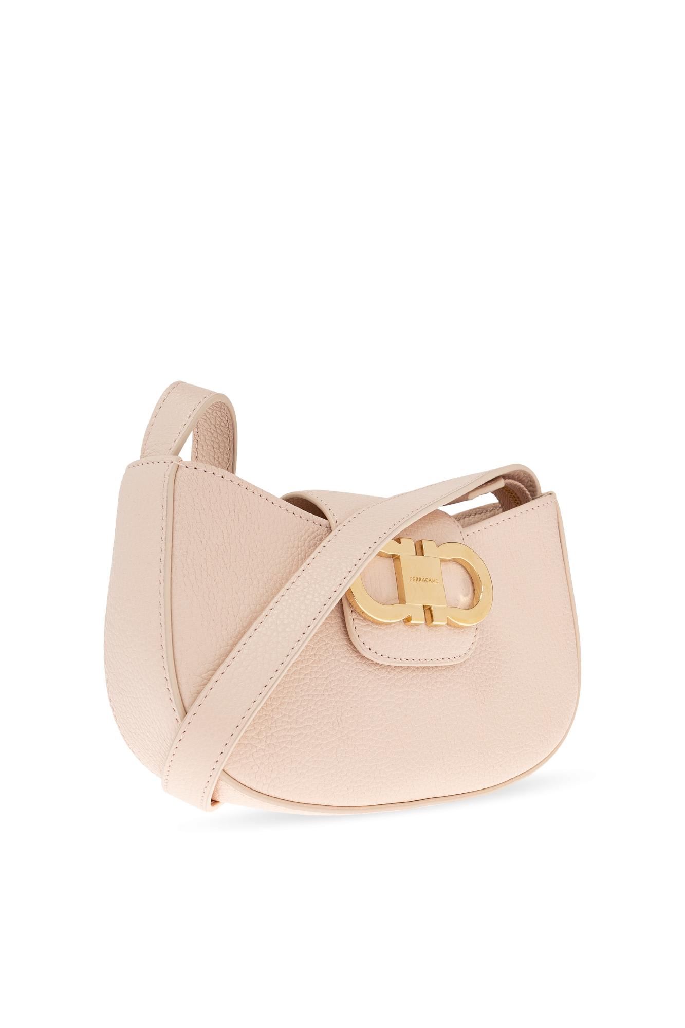 Ferragamo Mini Gabby Shoulder Bag In Pink