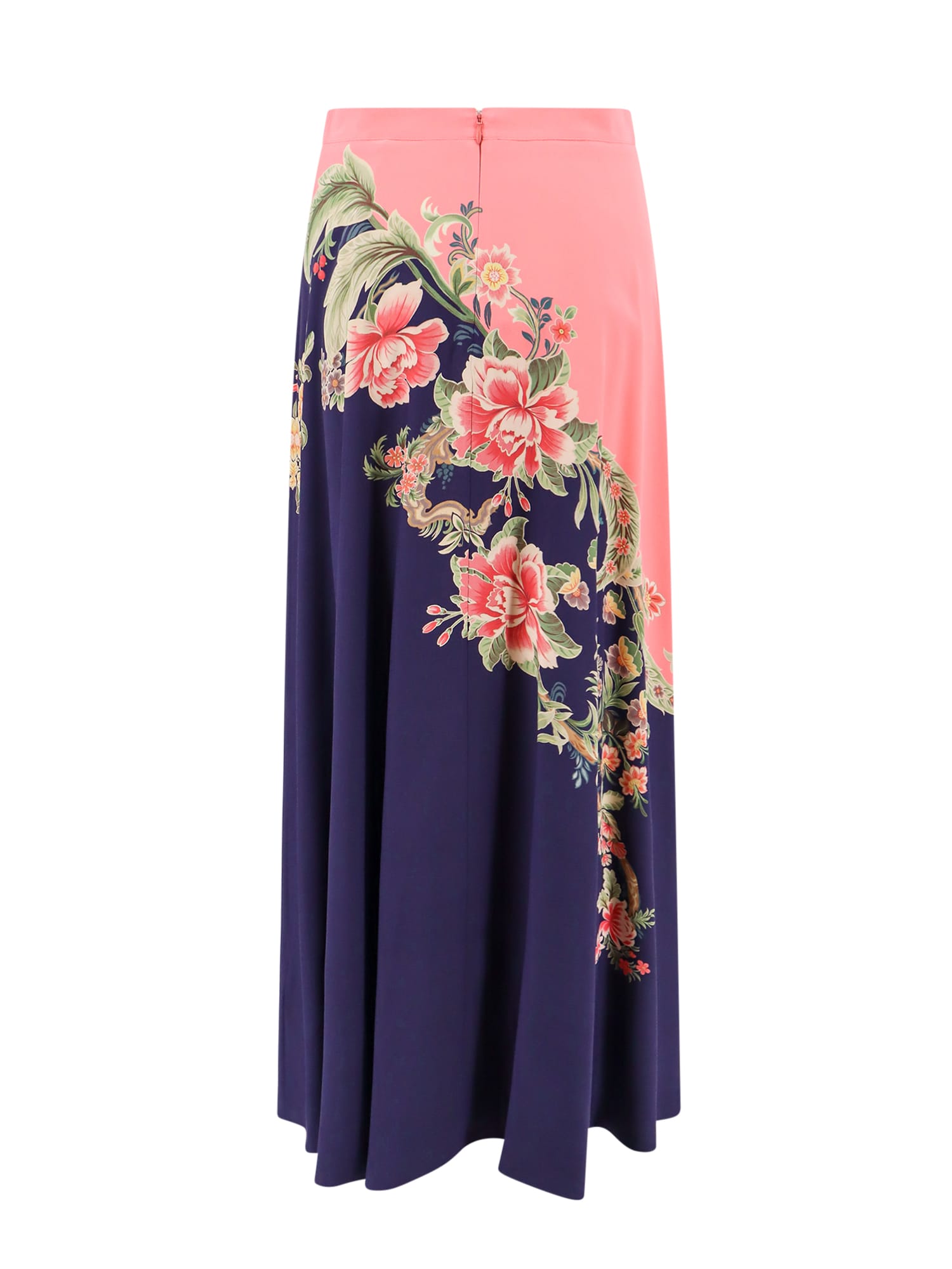 Shop Etro Skirt In Blue